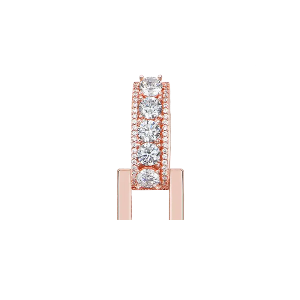 12mm Bail-Custom Radiant Layers Vertical Letter Pendant - Image 3