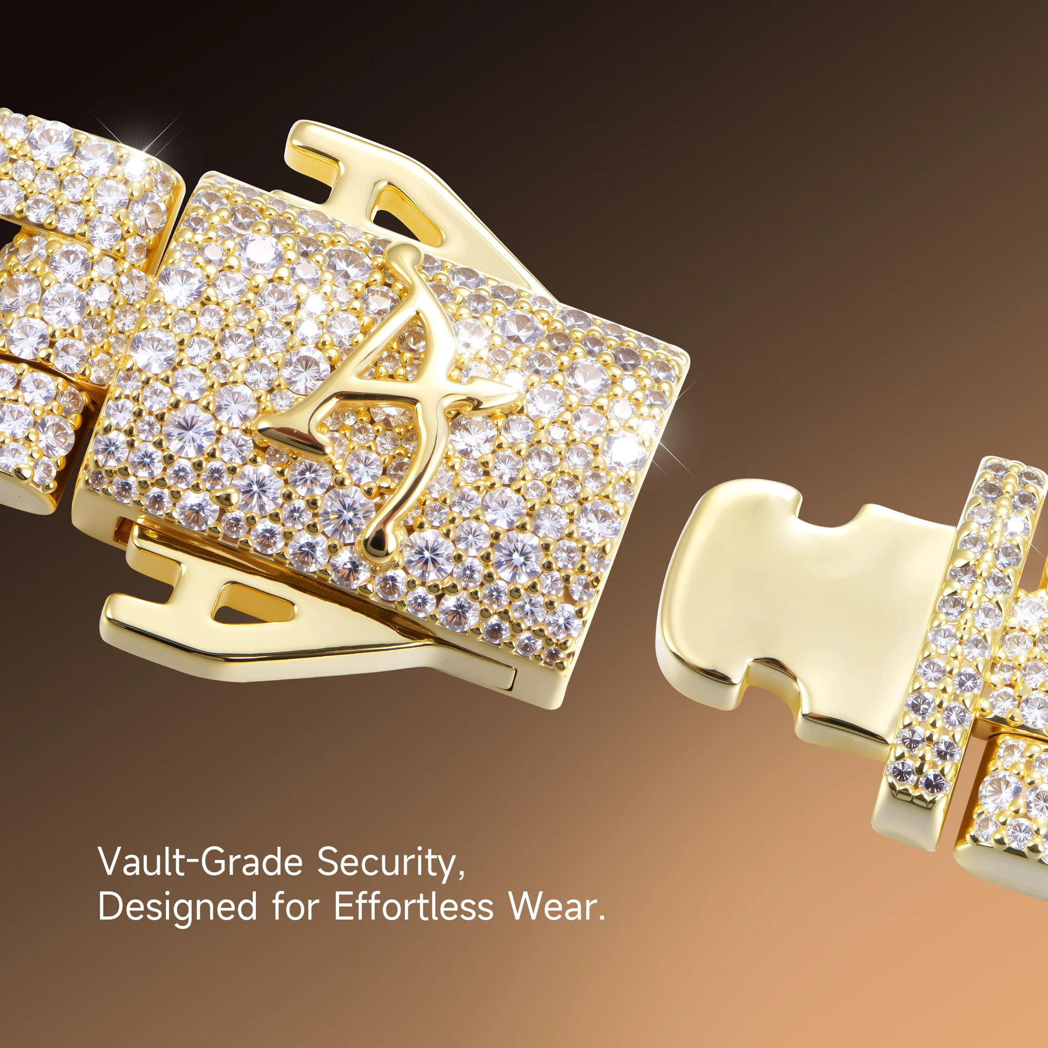 12mm Round Cut Cuban Chain & Bracelet Set - Image 7