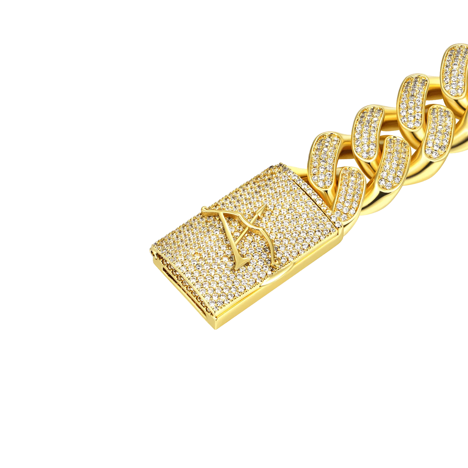 19mm Aporro A® Box Clasp Cuban Link Bracelet - Image 3