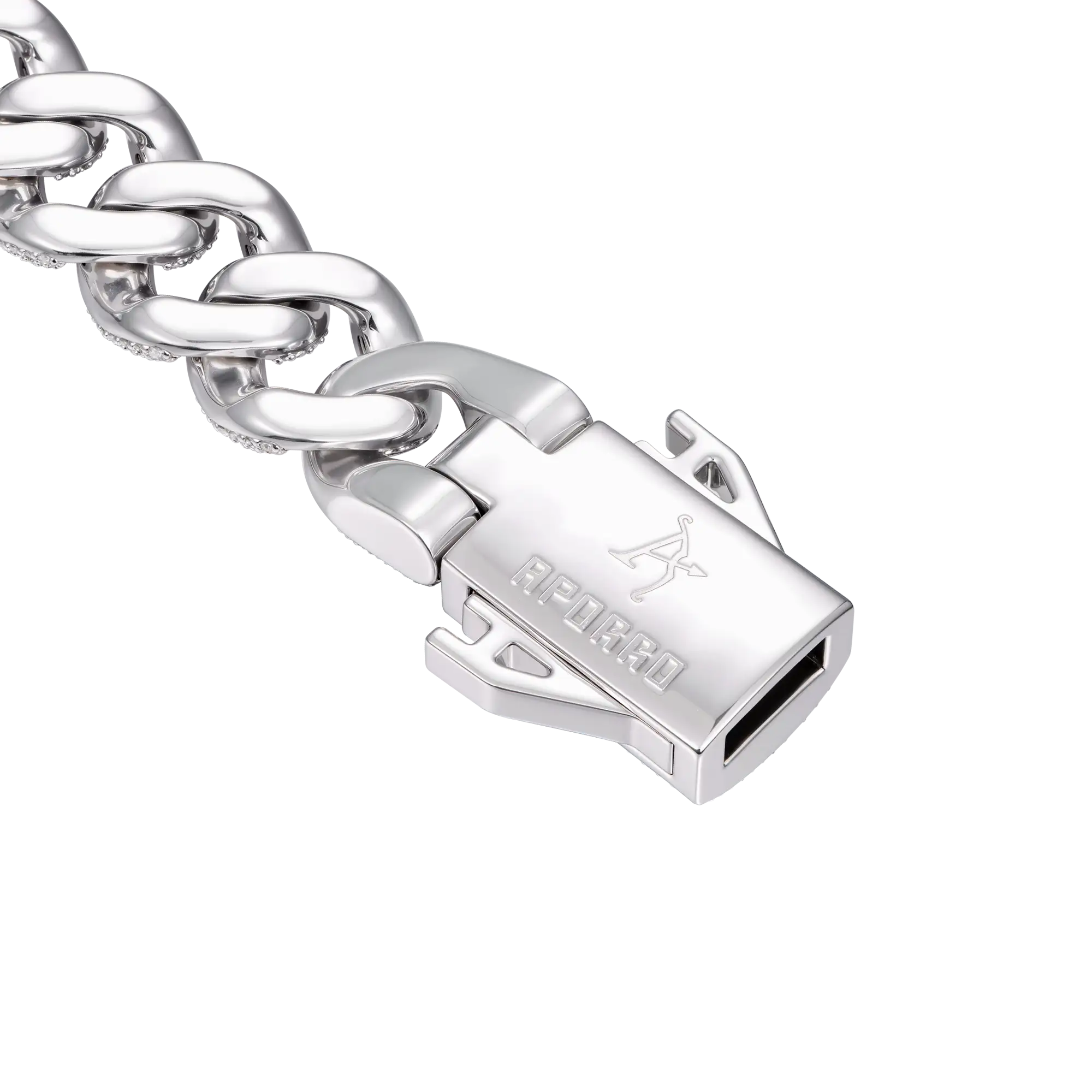19mm Round Cut Cuban Link Bracelet - Yellow Gold - Image 5