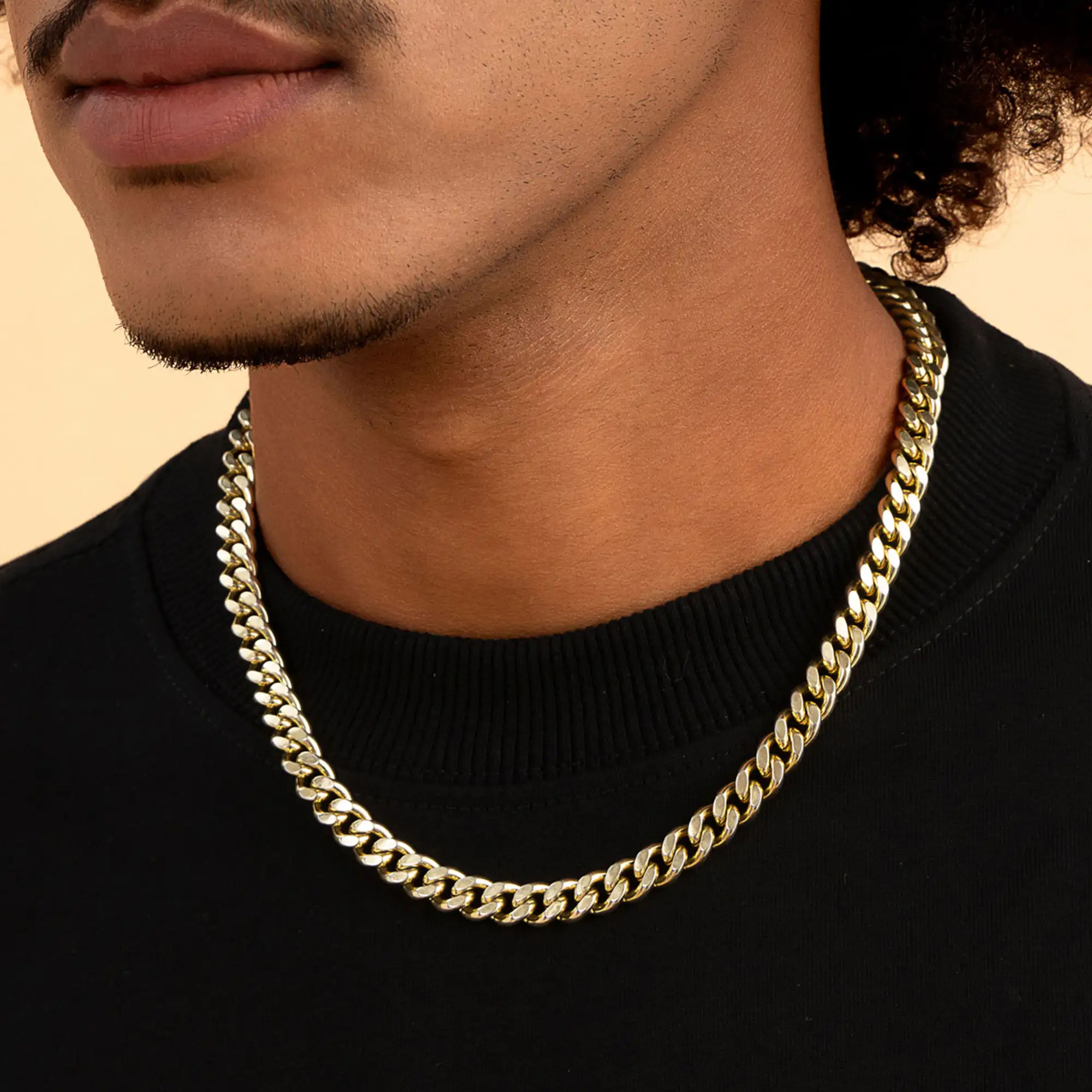 Stainless Steel Miami Micro Cuban Curb Chain - 8mm - Image 2