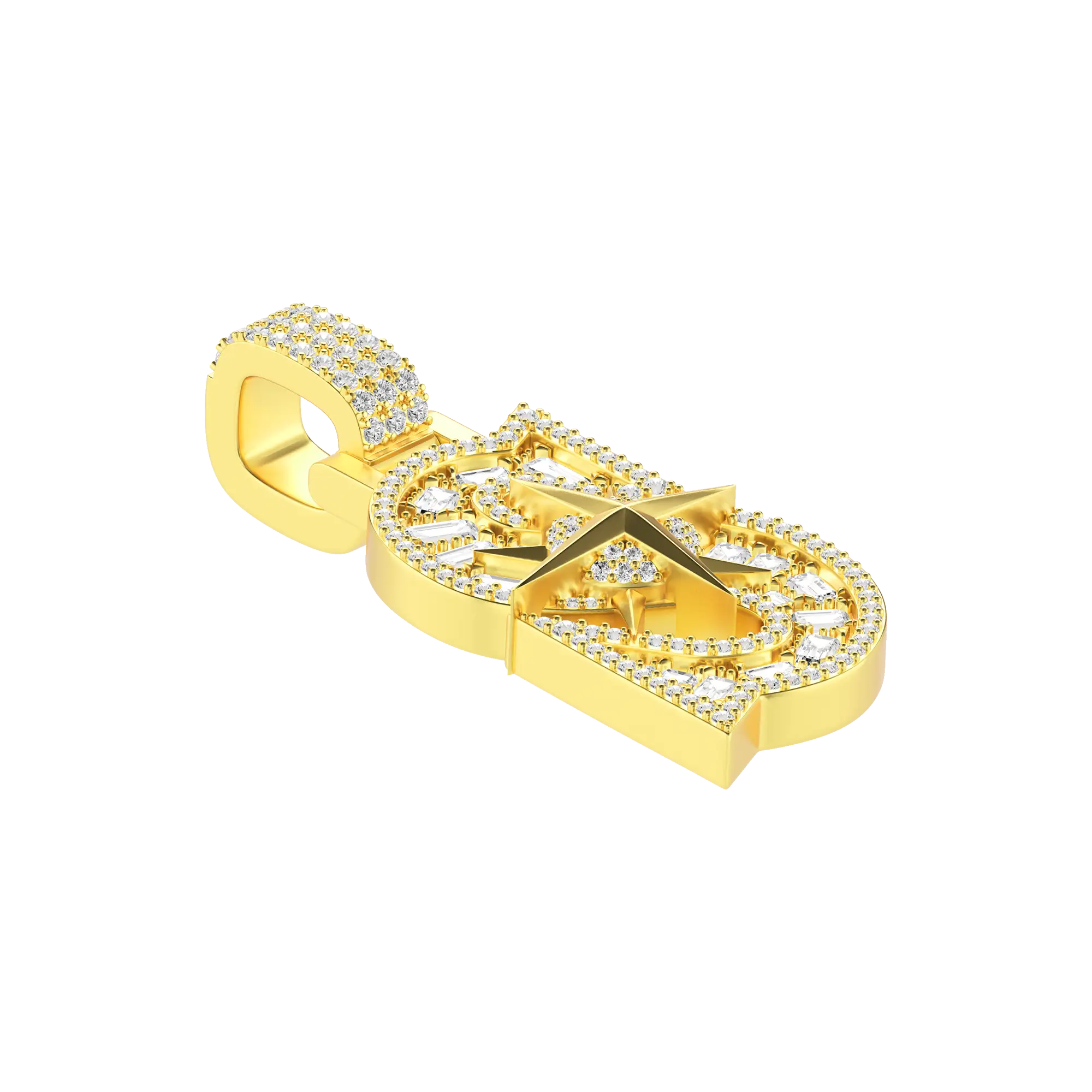 Custom 30MM Star Font Pendant - Image 14