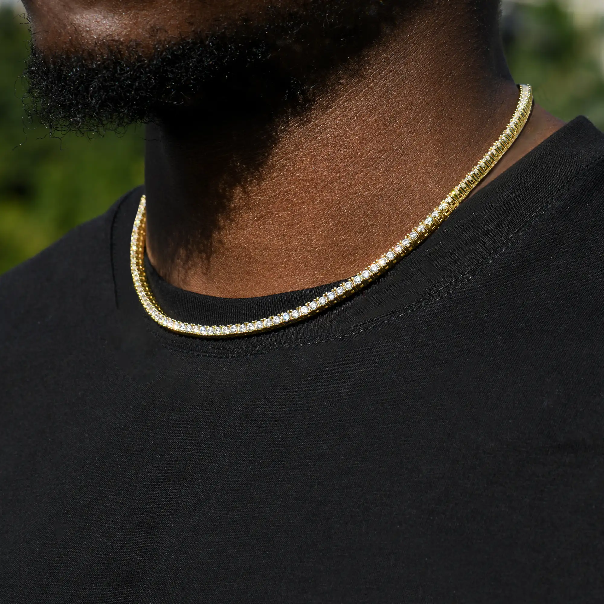 3mm Brass Iced Tennis Chain - Image 8