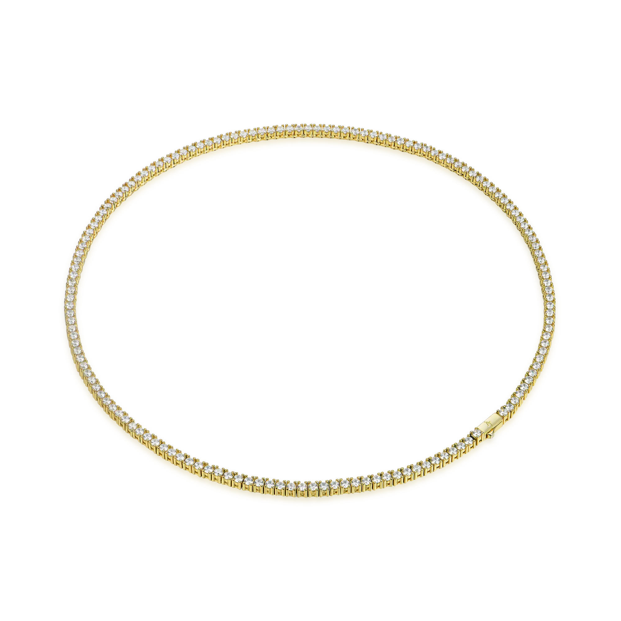 3mm Brass Iced Tennis Chain - Image 10