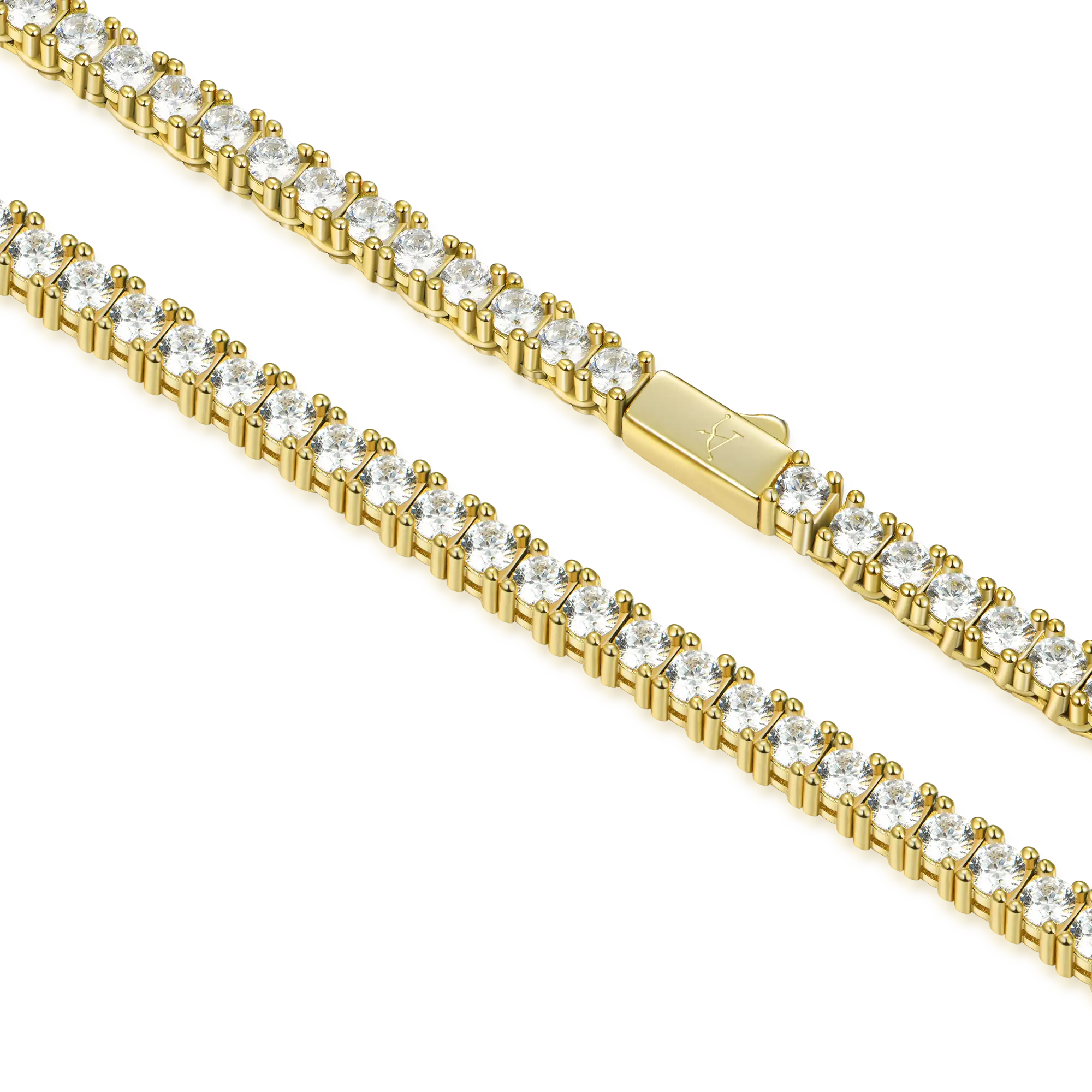 3mm Brass Iced Tennis Chain - Image 11