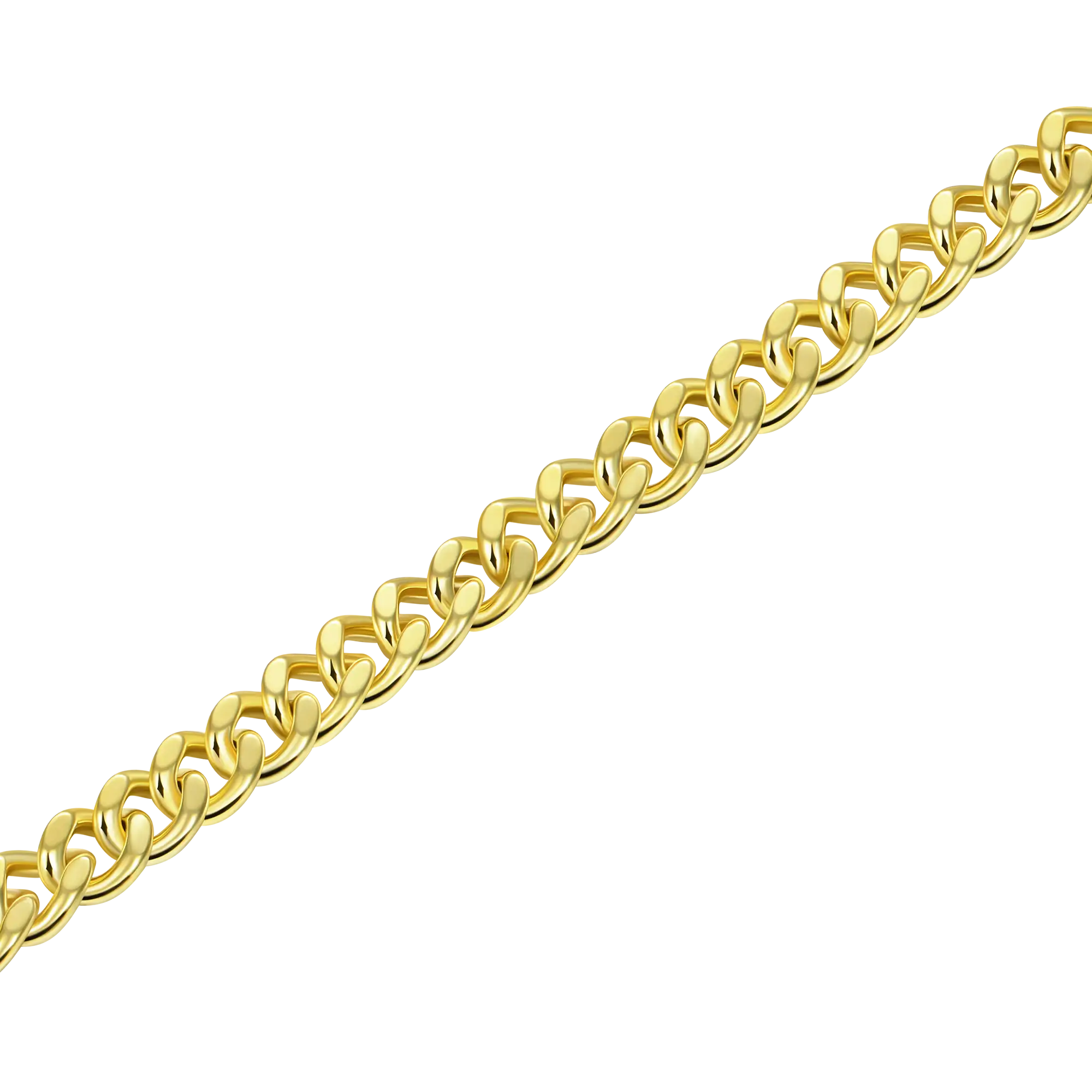 Miami Micro Cuban Curb Bracelet - Yellow Gold - Image 2