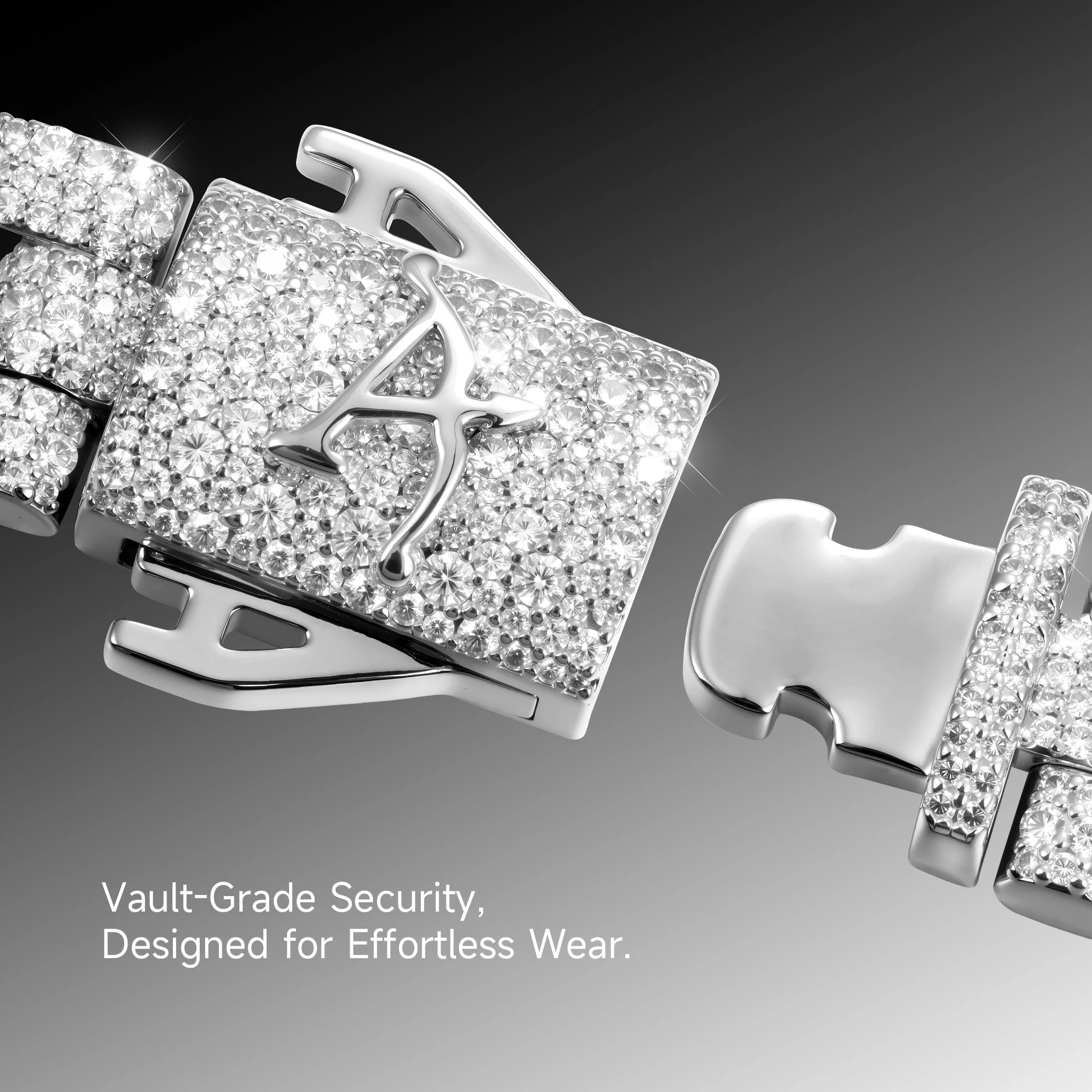 8mm Round Cut Cuban Chain & Bracelet Set - Image 3