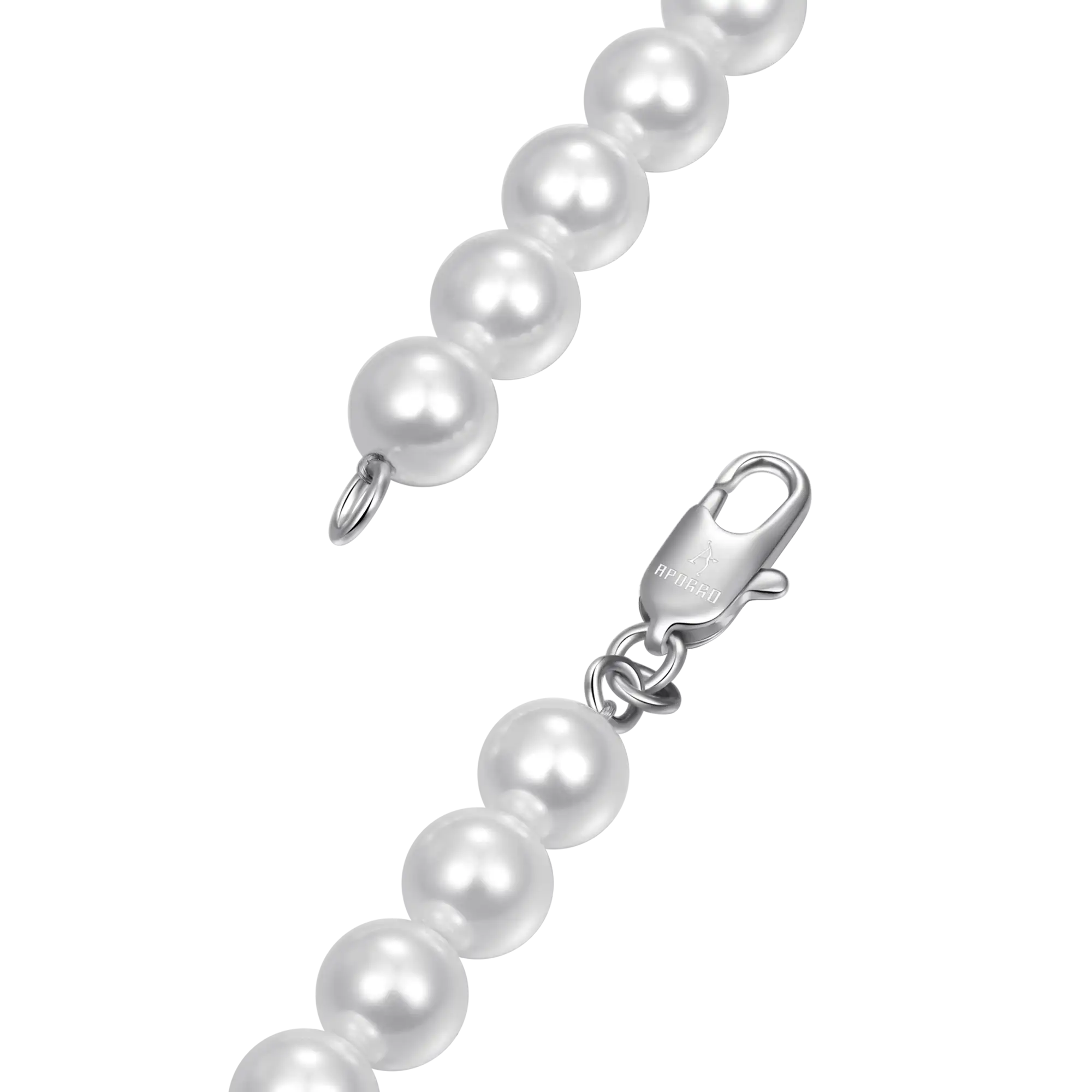 8mm Trove Orbit Pearl Chain - Rose Gold - Image 8