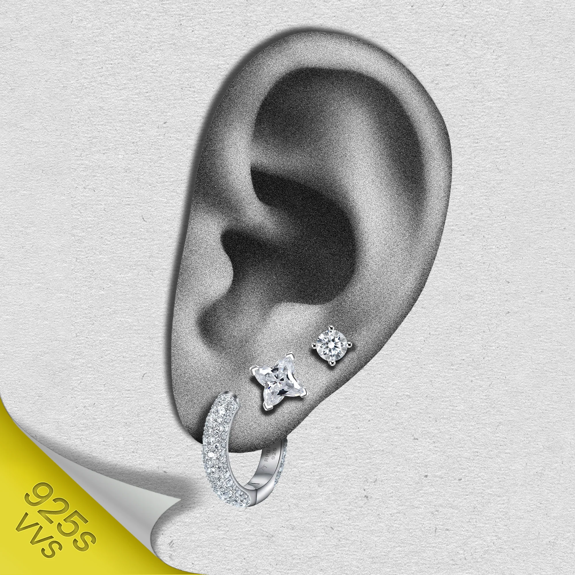 €119 for 3 Single Earrings Bundle