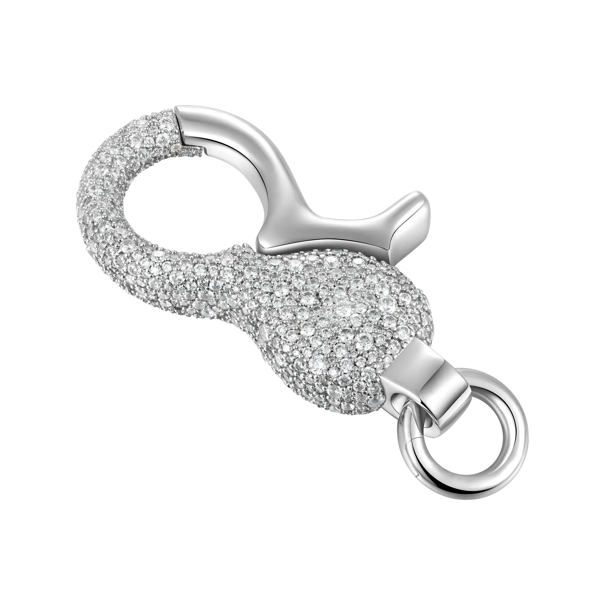 APORRO Brass Iced Lobster Clasp - Image 4