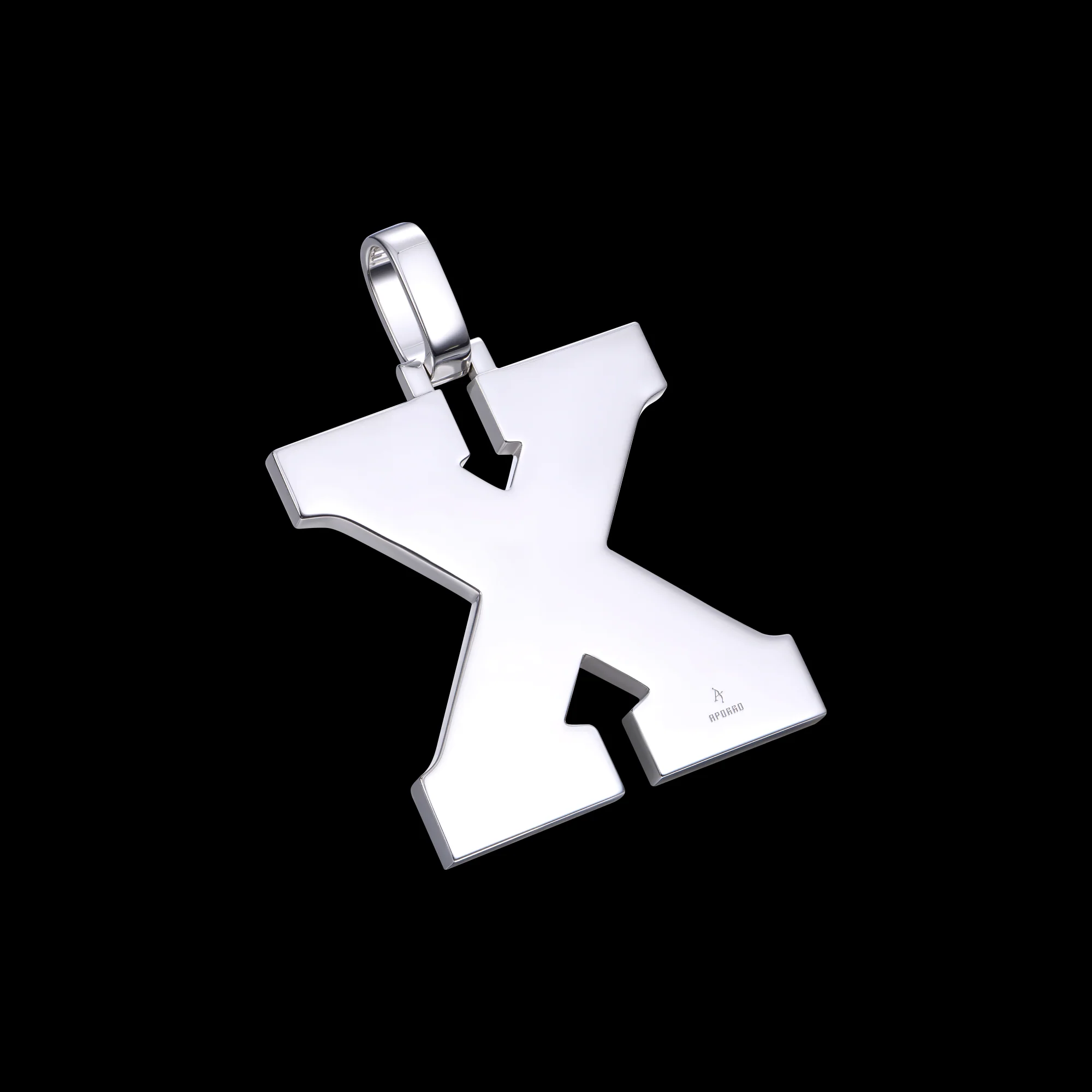 APORRO Premium Custom Letter X Pendant - Image 3