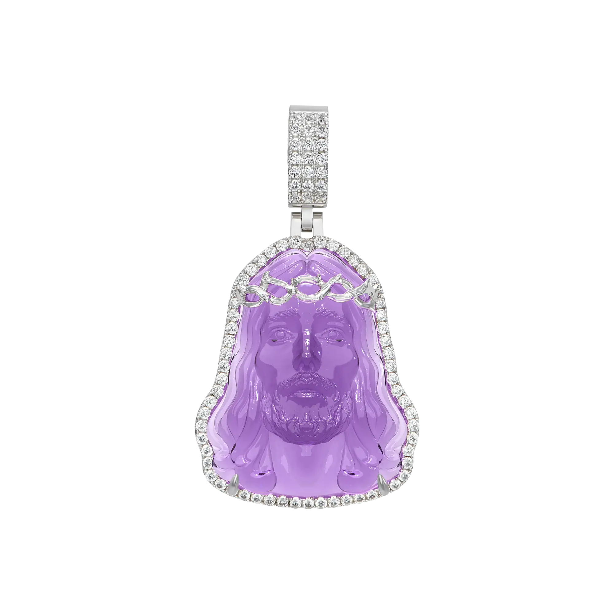 Arcenciel Gospel Jesus Pendant - Lavender