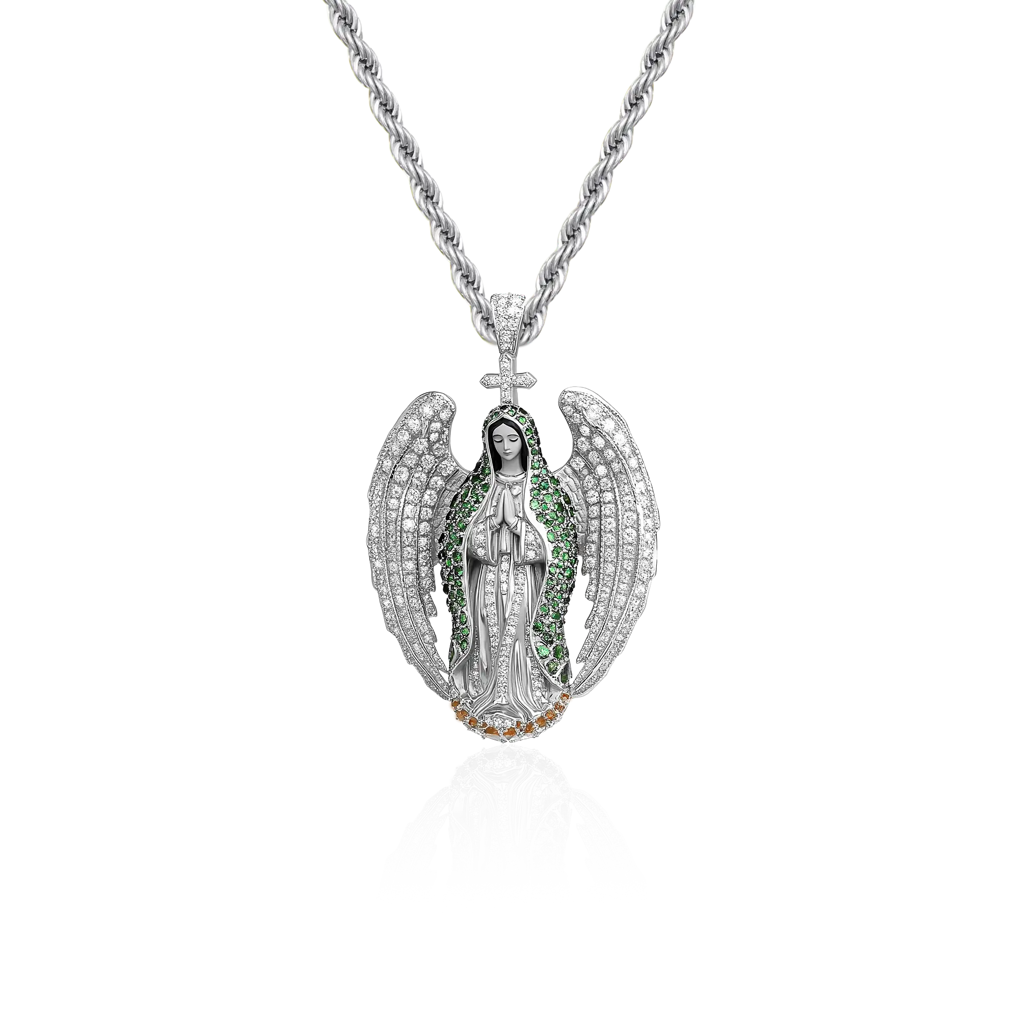 Blessed Mary Winged Pendant - Image 5