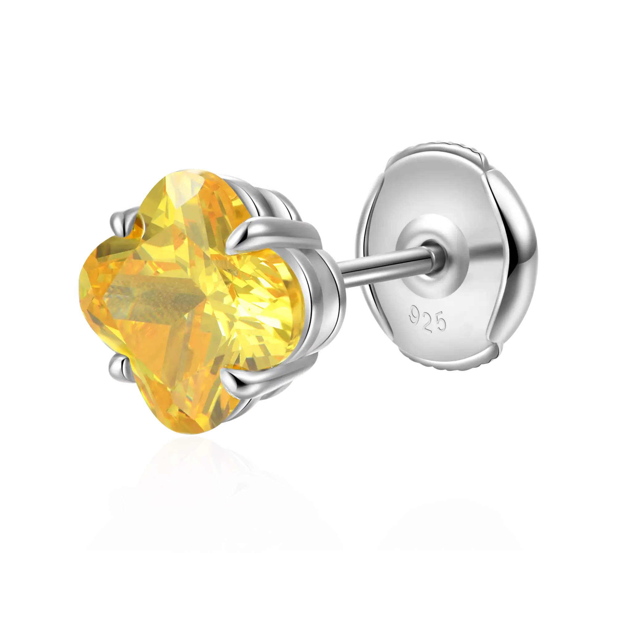 S925 Blossom Cut Stud Earrings - Image 17