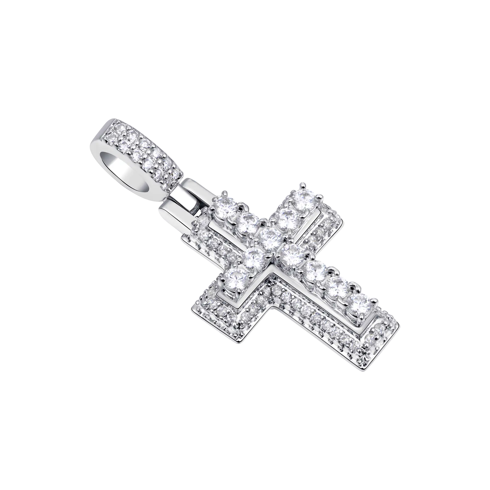 Brilliance Layered Cross Pendant & Chain Set - Image 7
