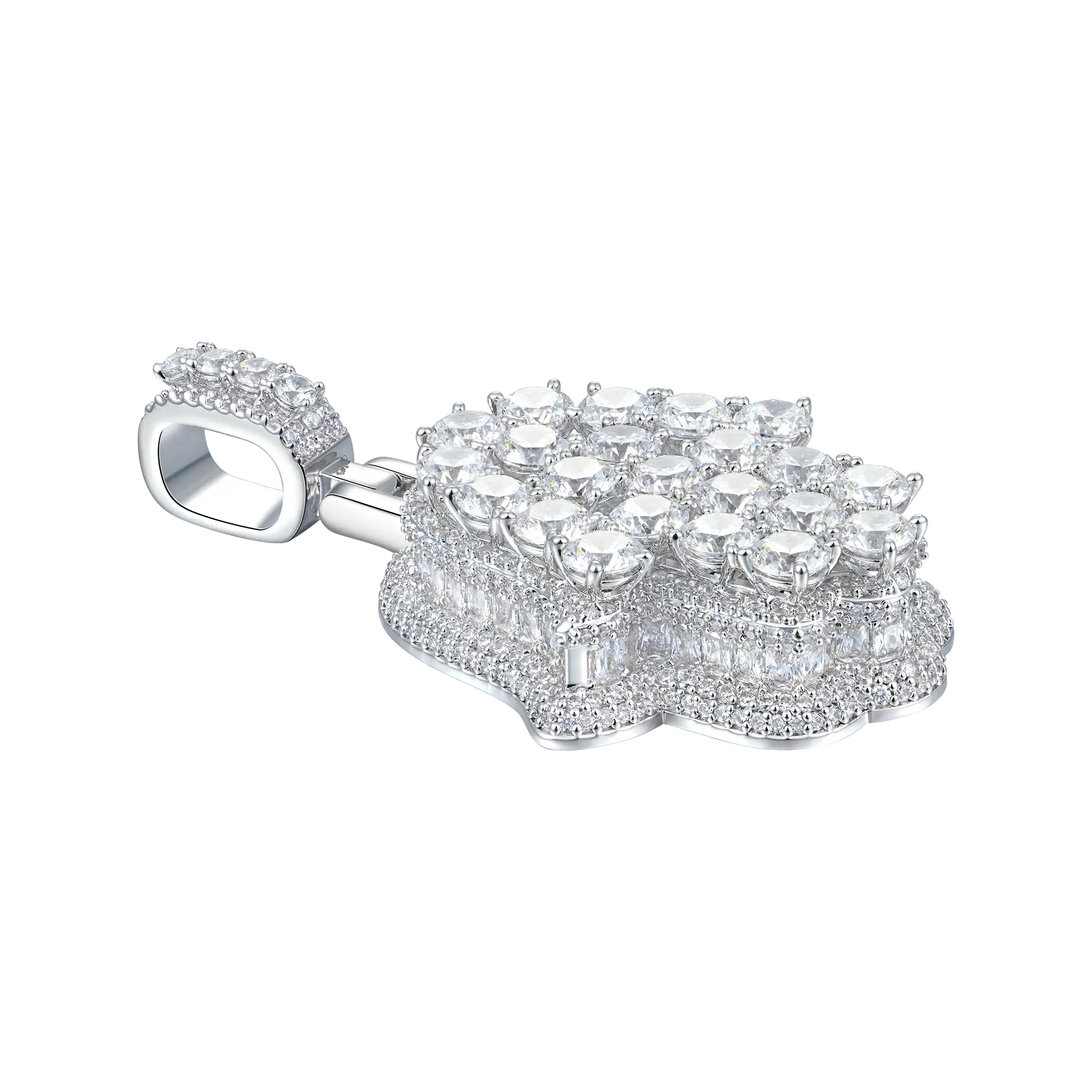 Brilliance Layered Hamsa Pendant - Image 4