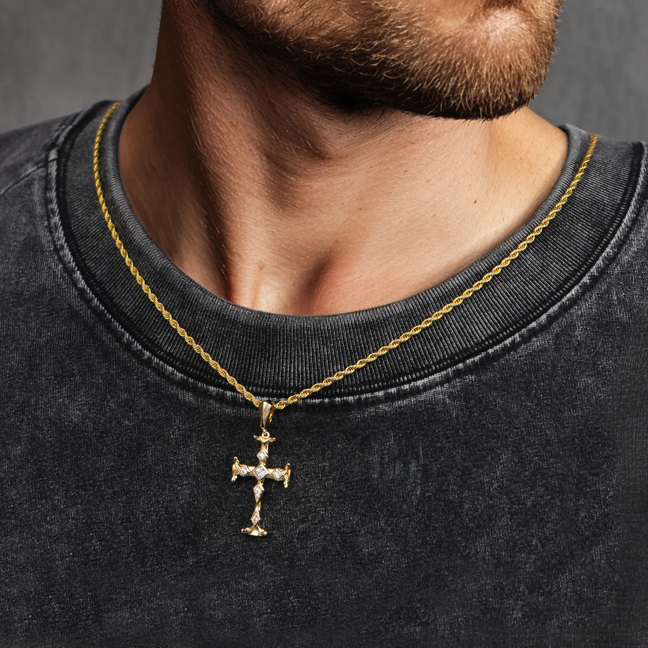 Cathedral Cross Pendant - Image 2
