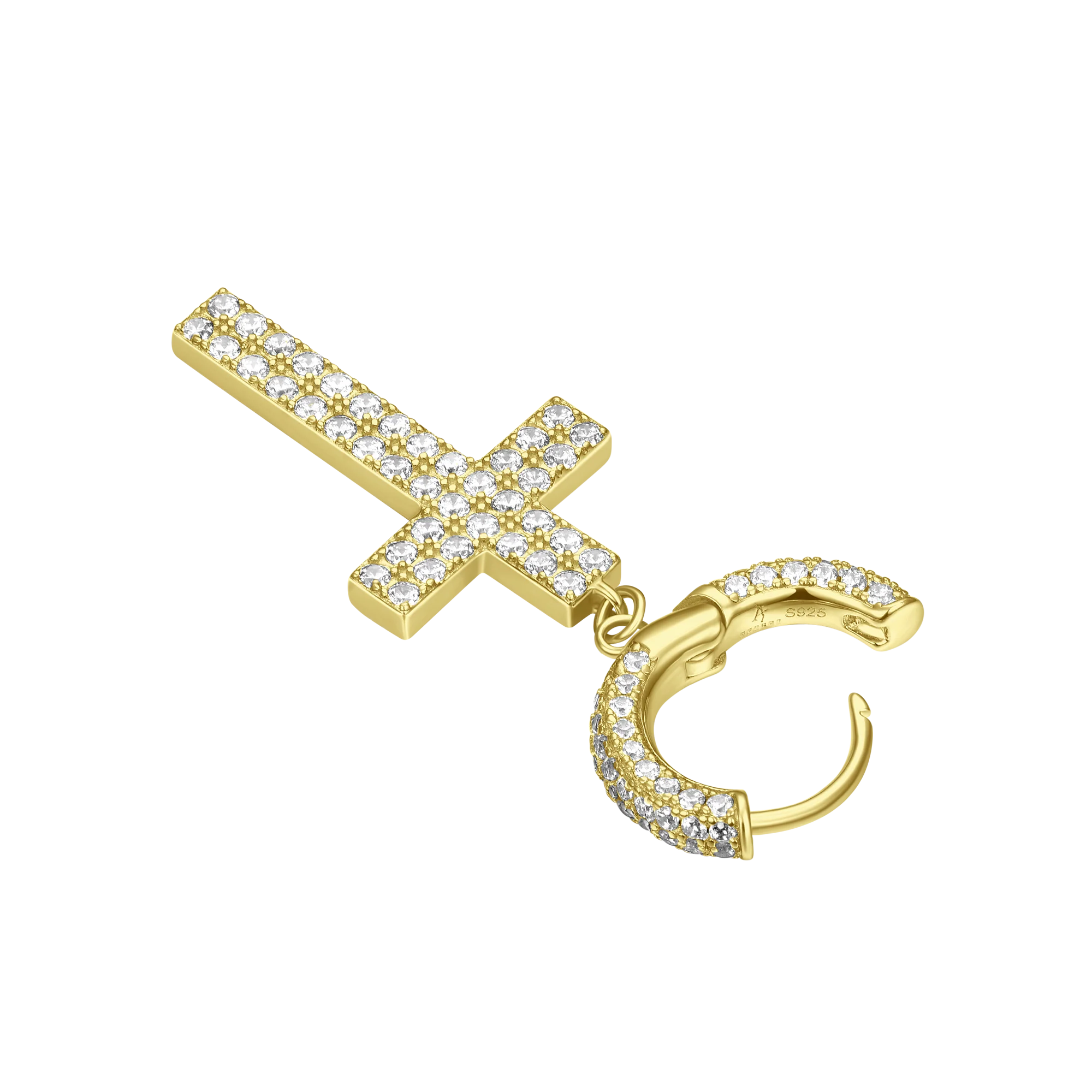 Single Cross Danly Earring - Image 10