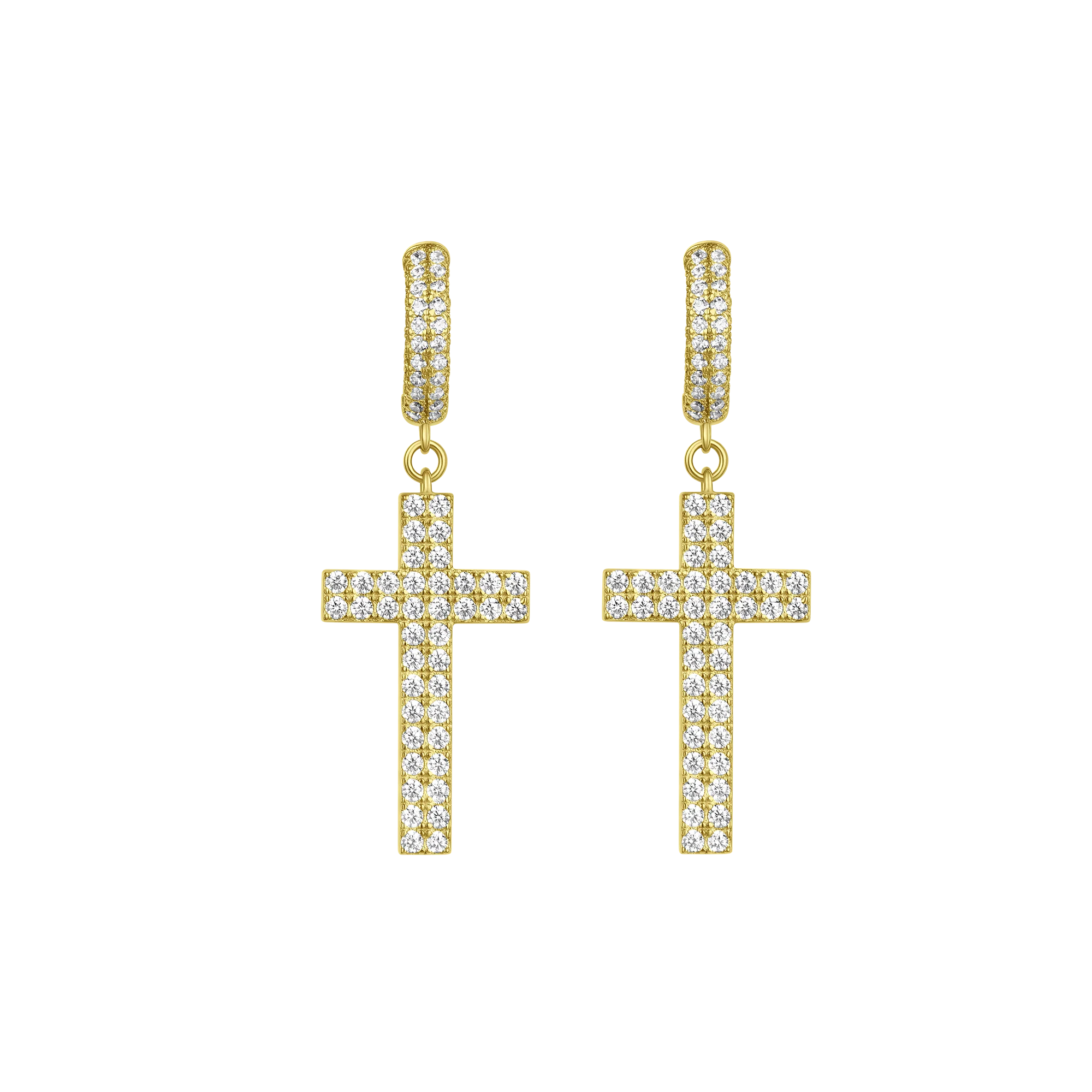 Single Cross Danly Earring - Image 12