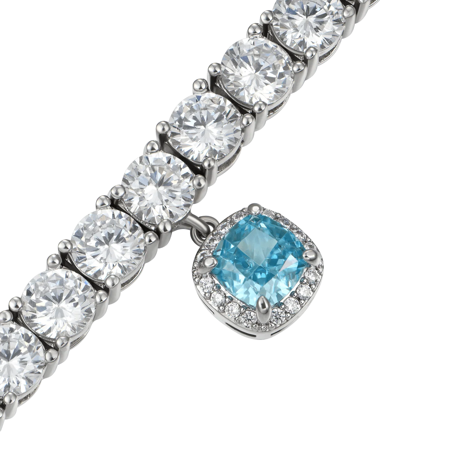 Crushed Ice Tennis Bracelet - 5mm - Image 3