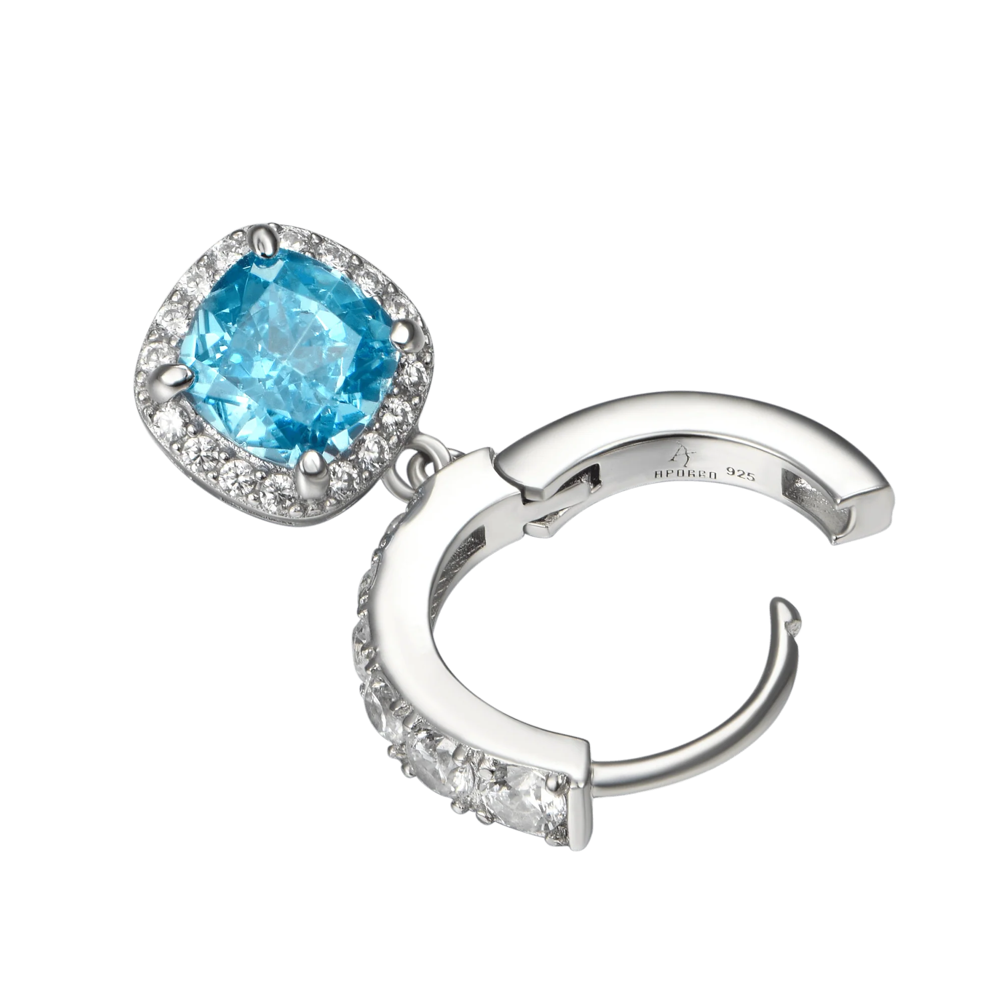 S925 Crushed Ice Dangly Earring - Image 7