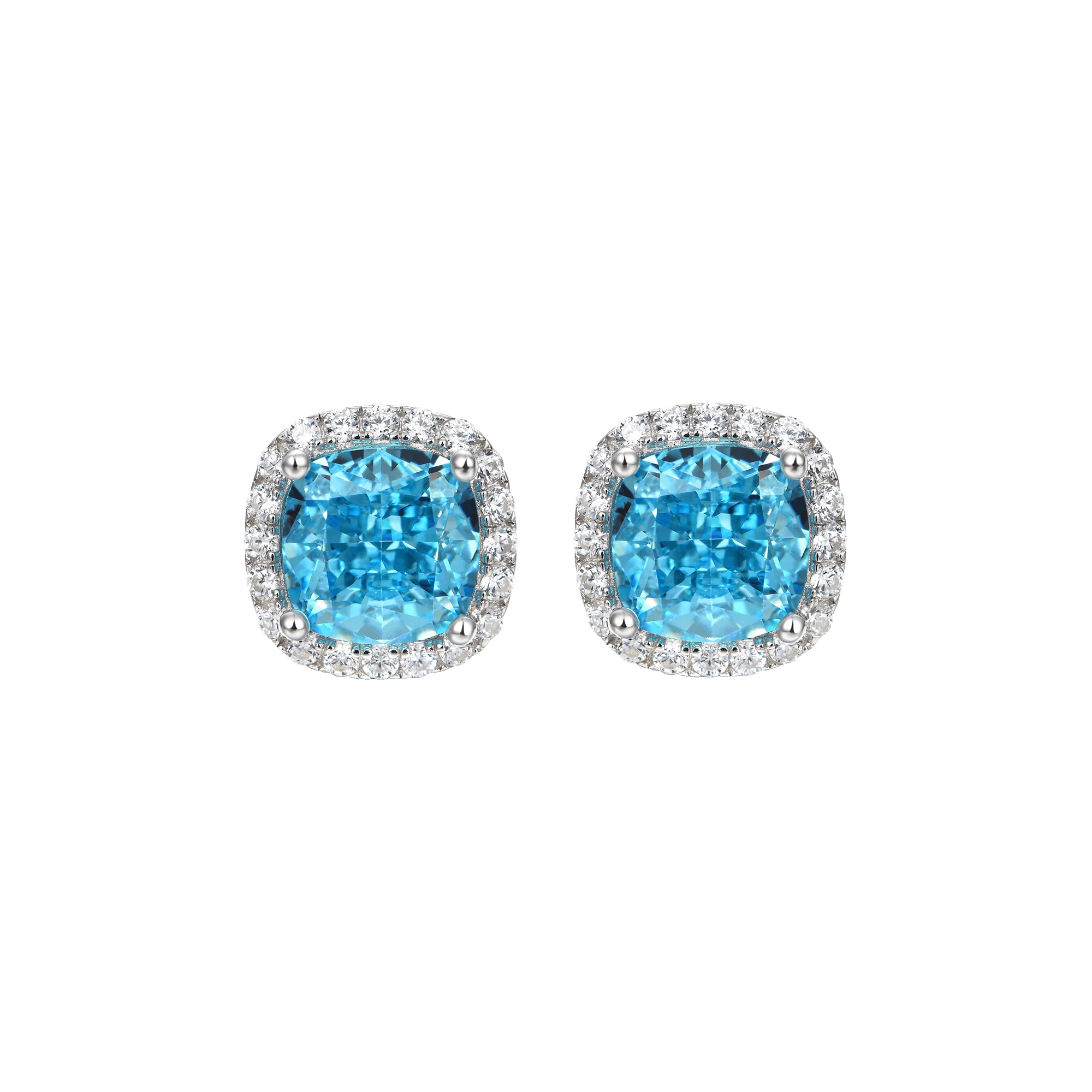 S925 Crushed Ice Stud Earring