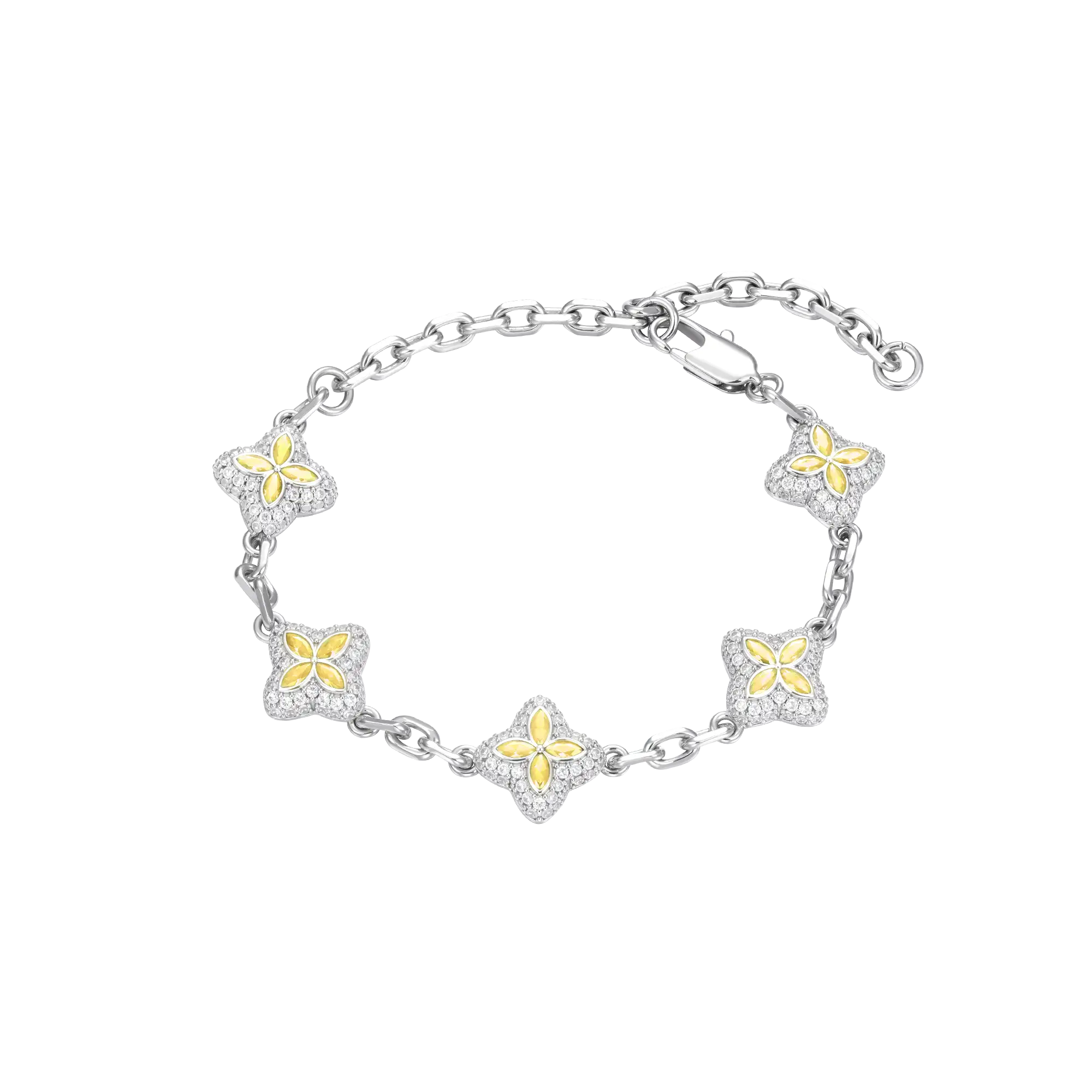 Cuban & Clover Bracelet Set - Image 5