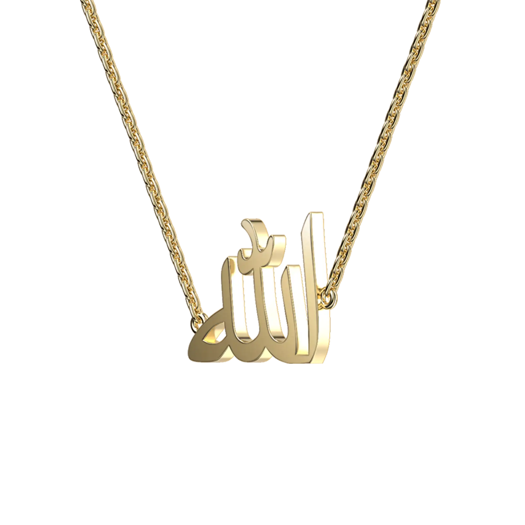 Custom 14K Solid Gold/Sterling Silver Arabic Name Necklace - Image 11