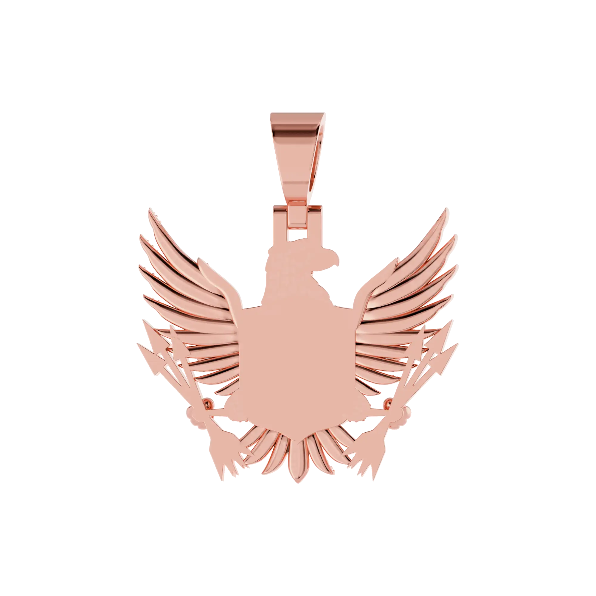Custom 3D Eagle Photo Frame Pendant - Image 10