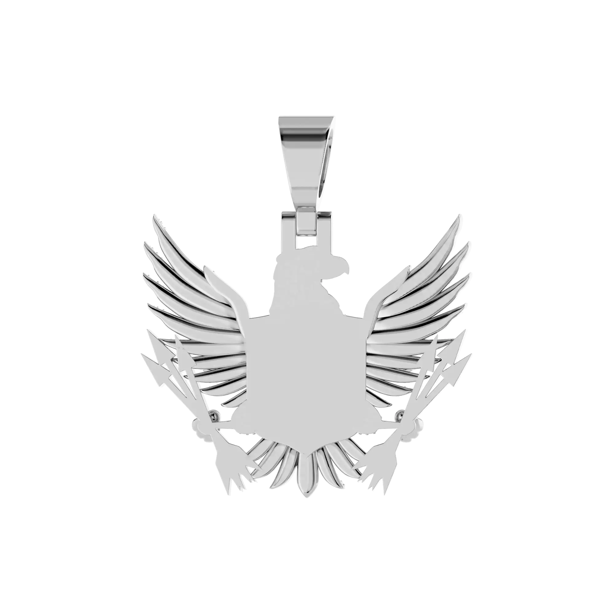 Custom 3D Eagle Photo Frame Pendant - Image 7