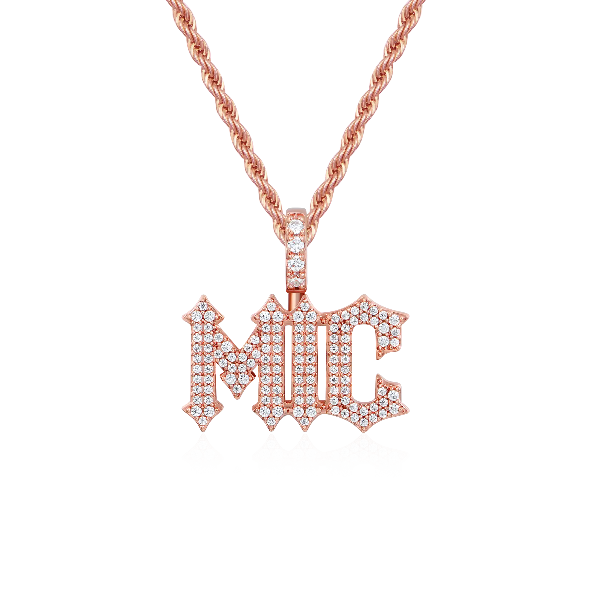 Custom Gothic Font Pendant - 12mm Height - Image 12