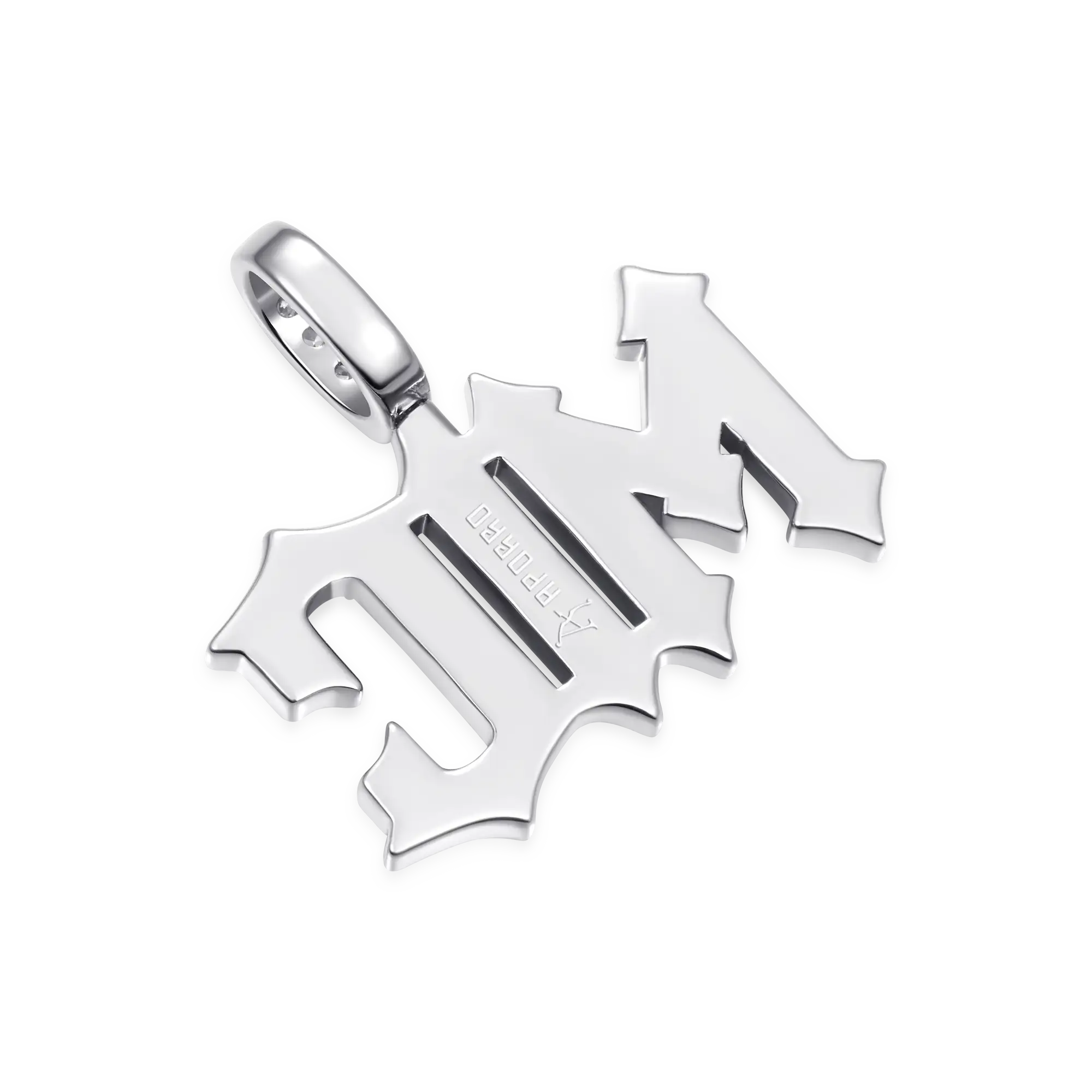 Custom Gothic Font Pendant - 12mm Height - Image 8