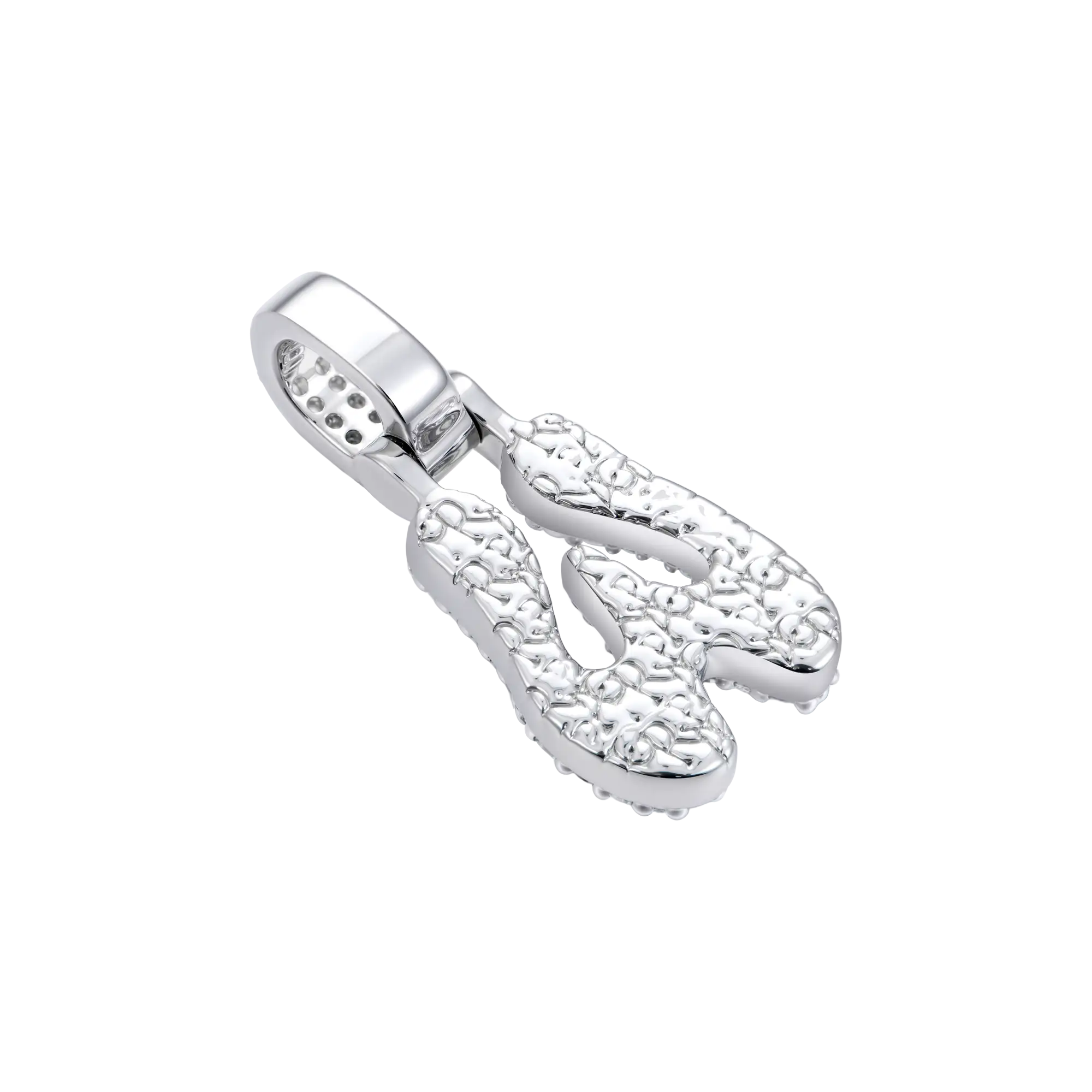 Custom Bubble Font Pendant - 15mm - Image 4