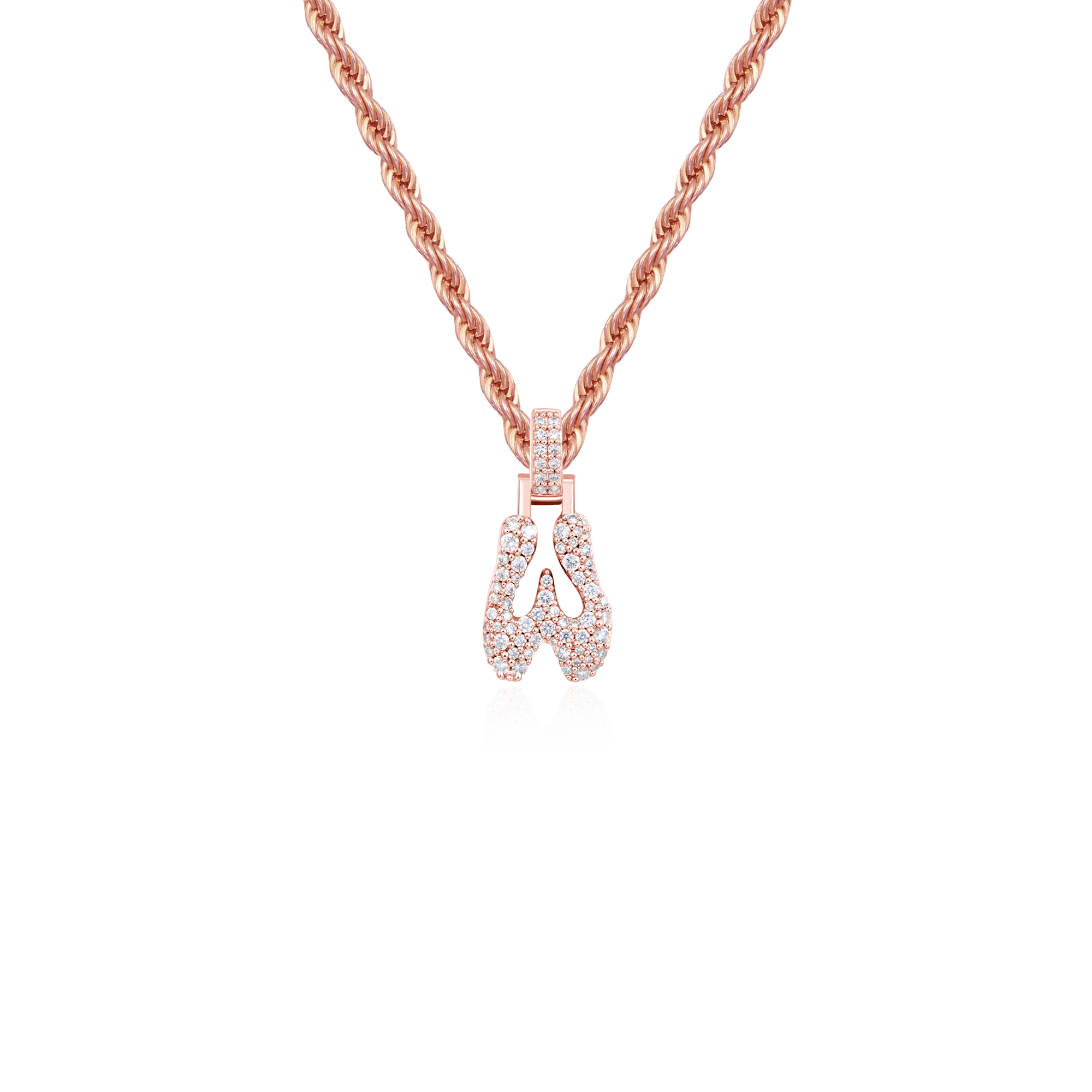 Custom Bubble Font Pendant - 15mm - Image 6
