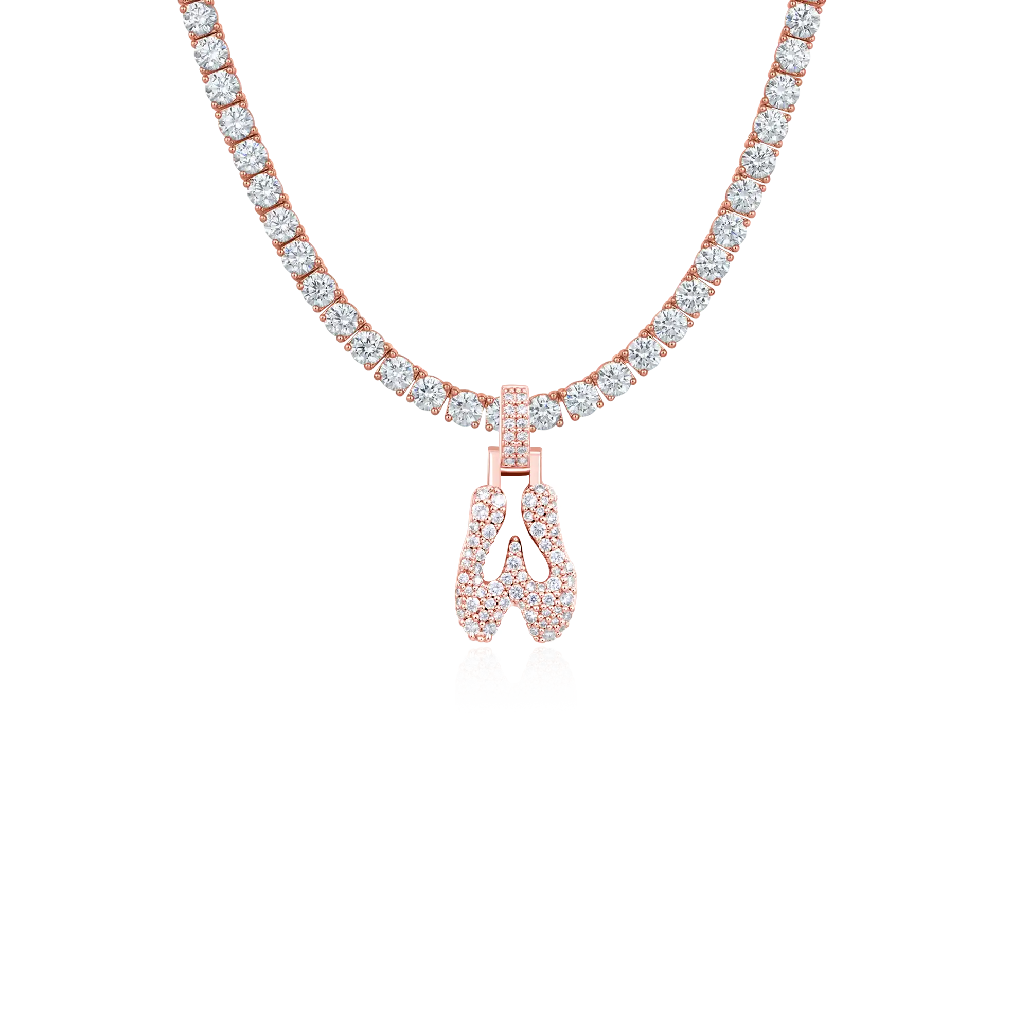 Custom Bubble Font Pendant - 15mm - Image 9