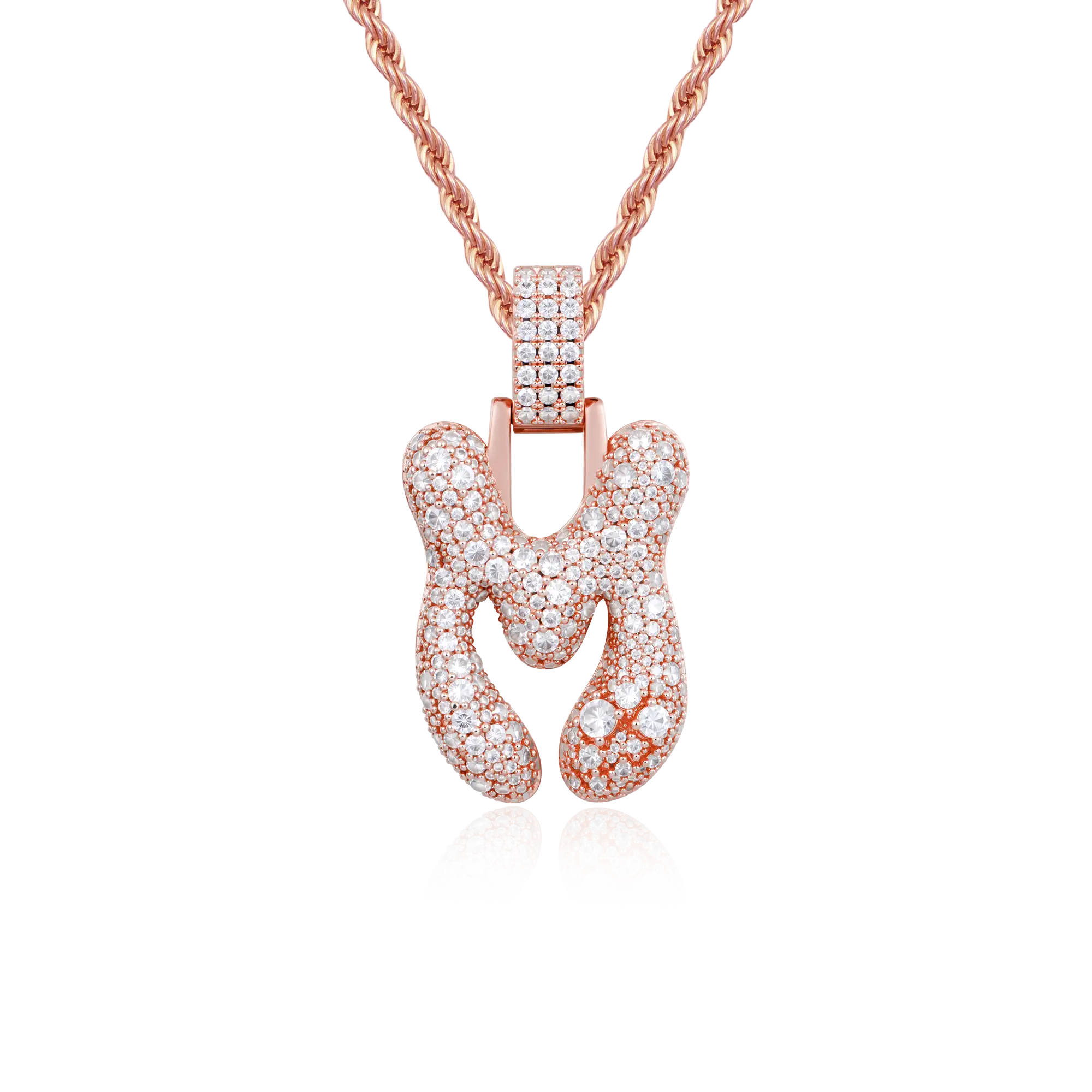 Custom Bubble Font Pendant - 30mm - Image 20