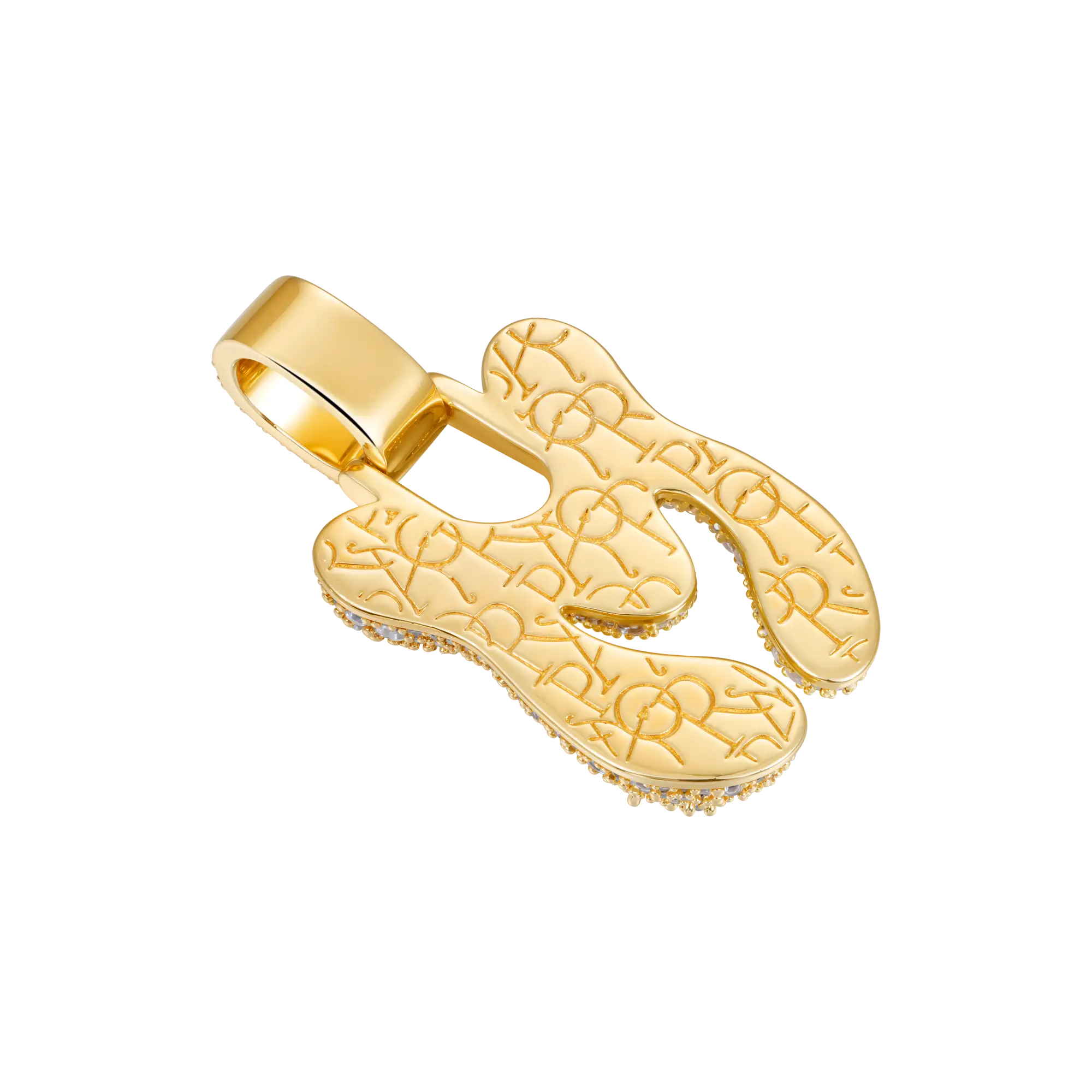 Custom Bubble Font Pendant - 30mm - Image 7