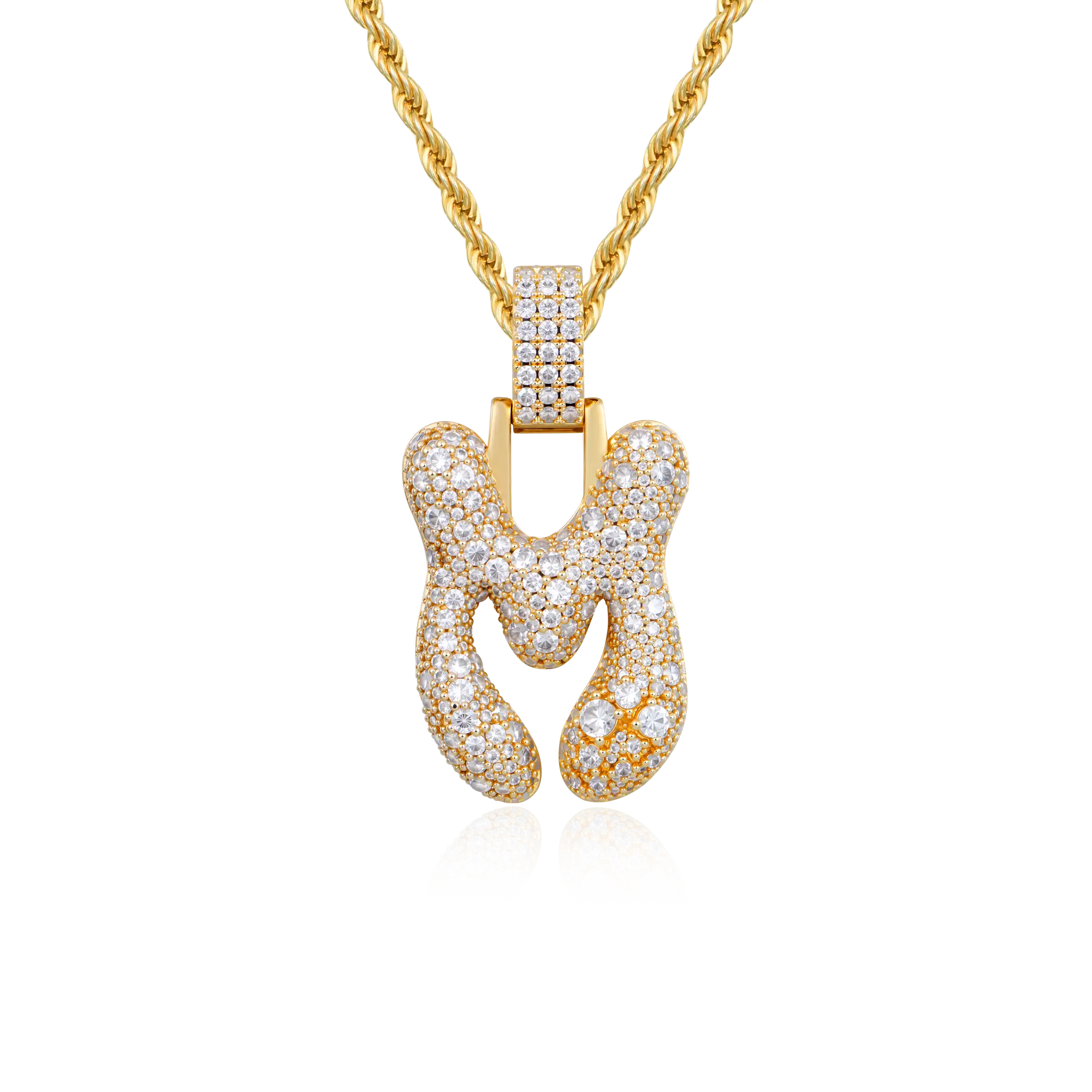 Custom Bubble Font Pendant - 30mm - Image 8