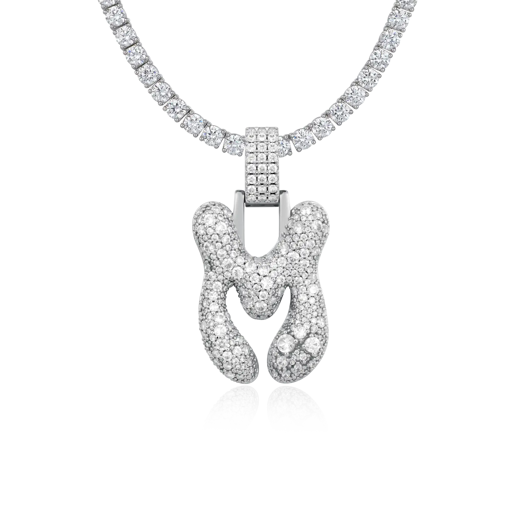 Custom Bubble Font Pendant - 30mm - Image 9