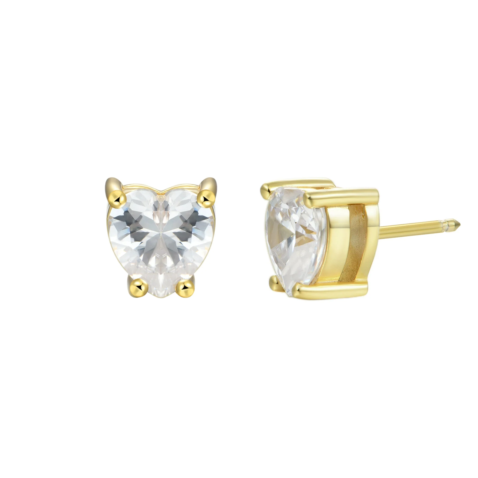 Custom Classic Moissanite Stud Earring - Image 151