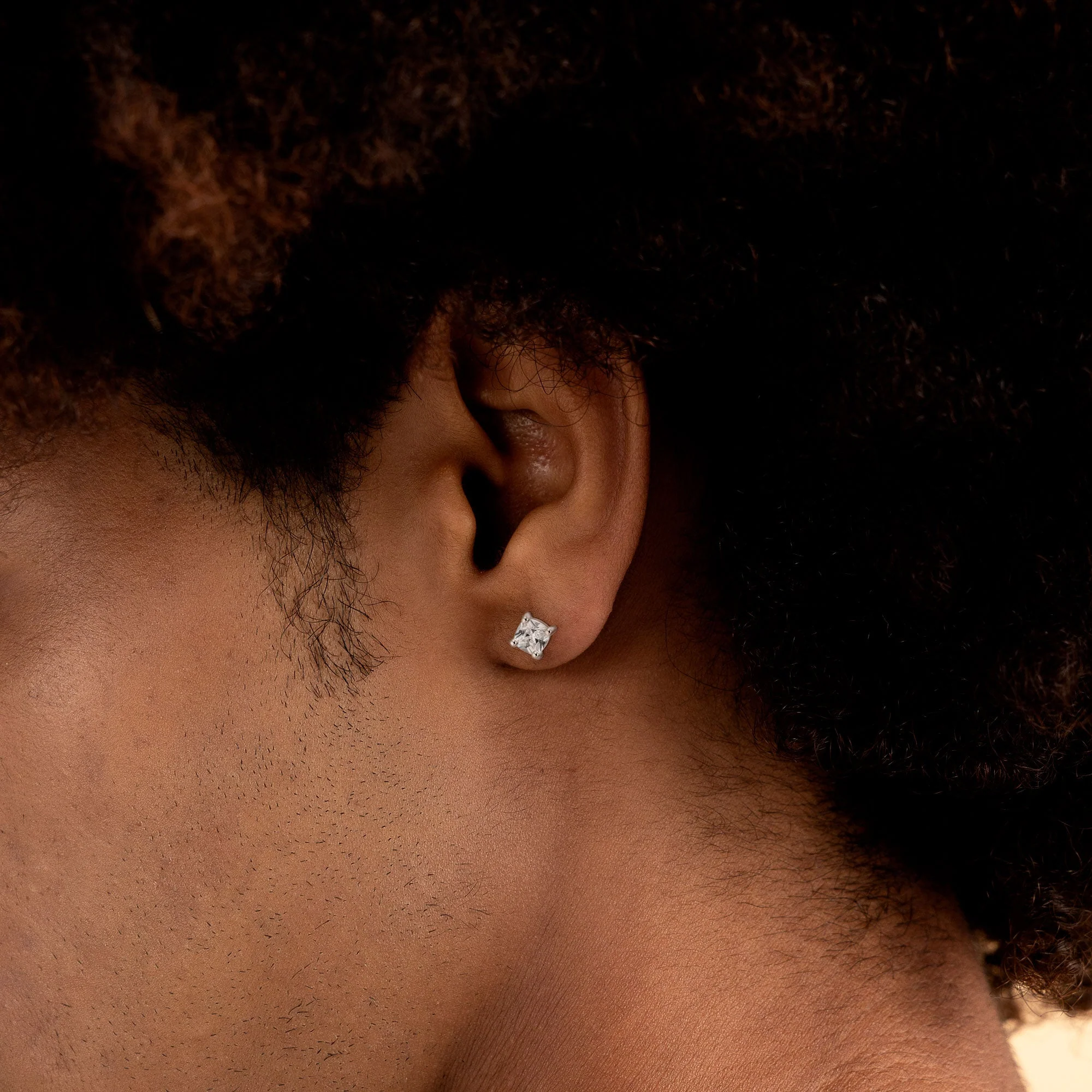 Custom Classic Moissanite Stud Earring - Image 194