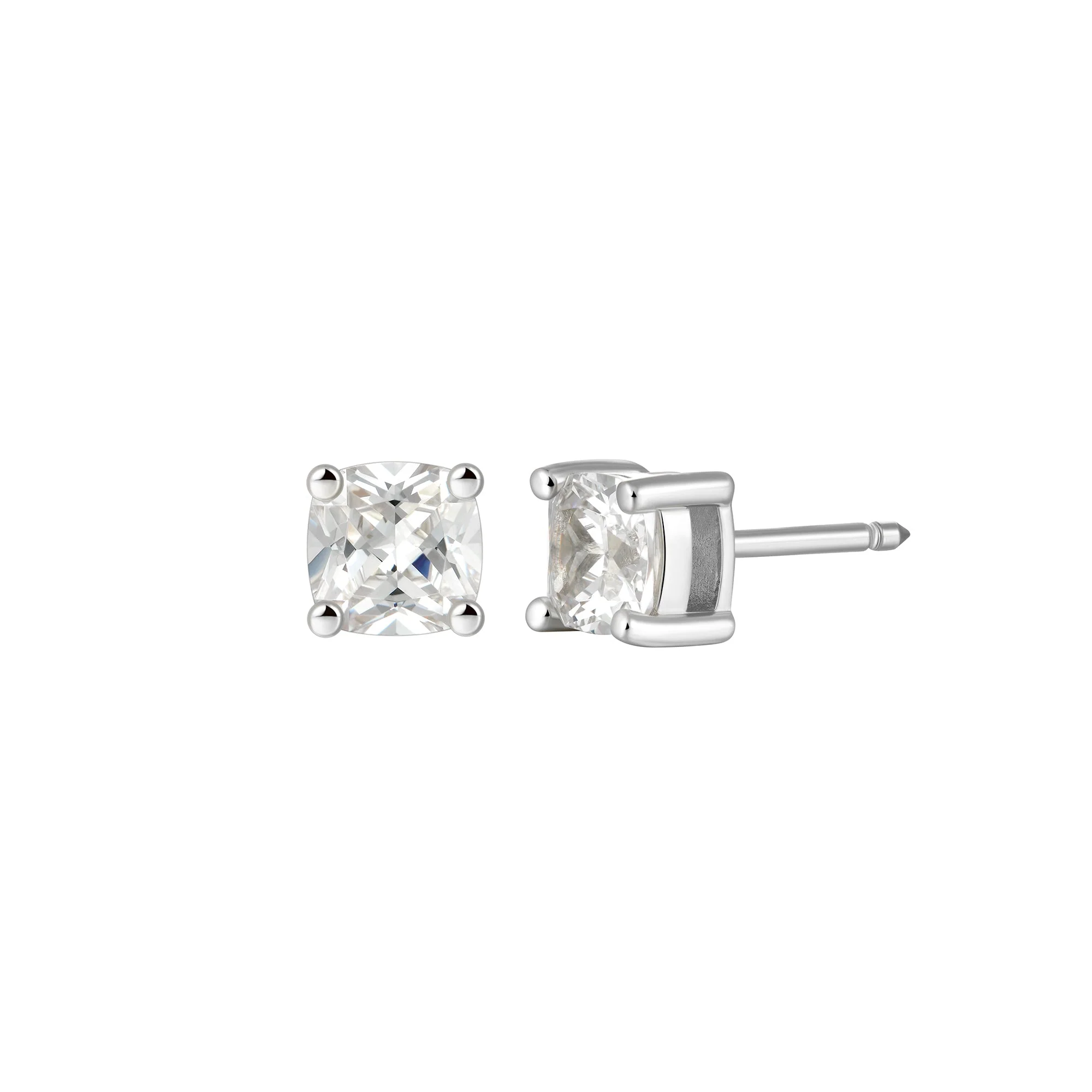 Custom Classic Moissanite Stud Earring - Image 205