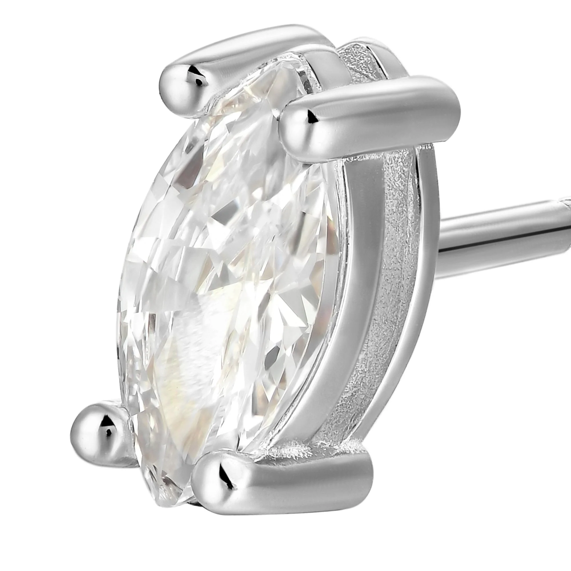 Custom Classic Moissanite Stud Earring - Image 76