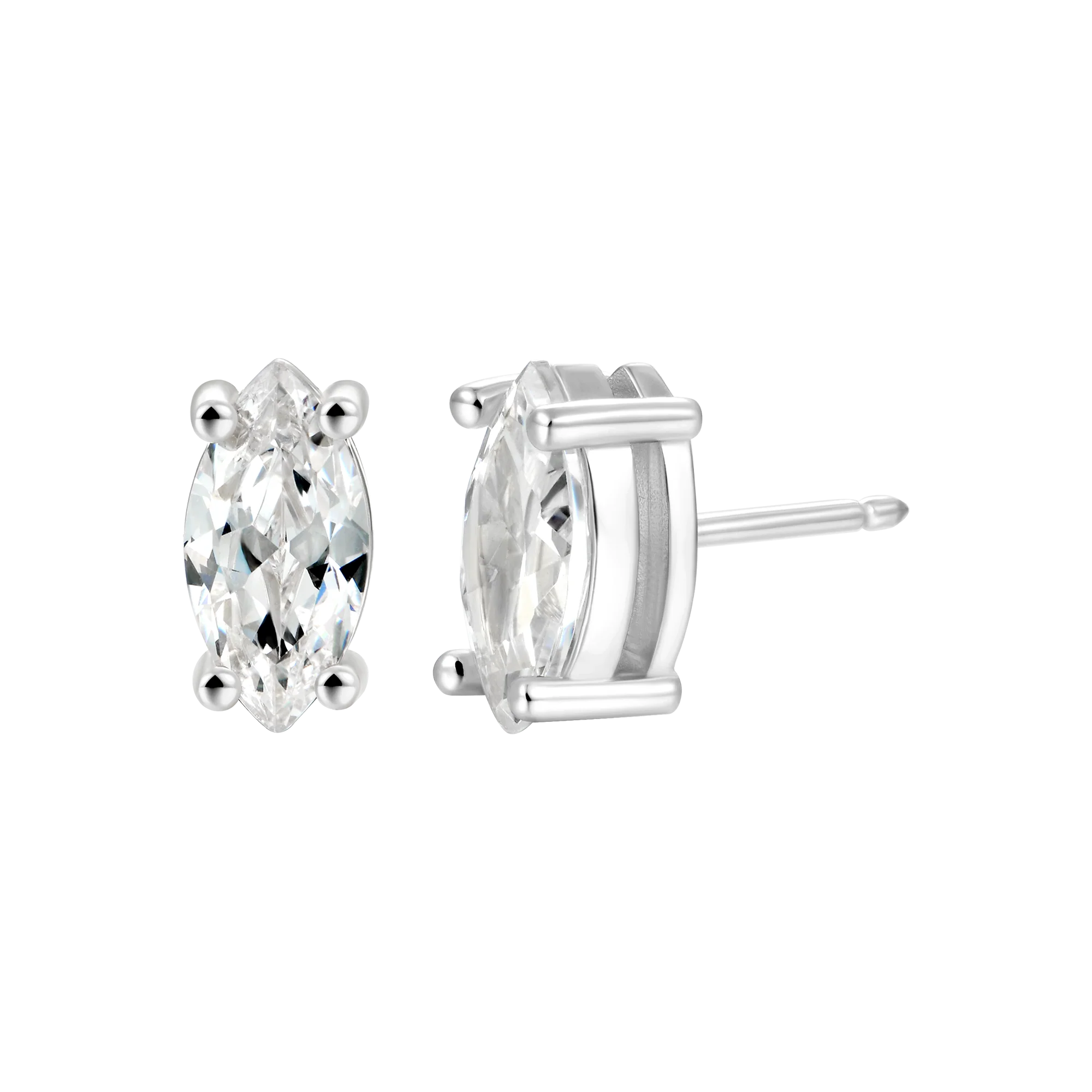 Custom Classic Moissanite Stud Earring - Image 85