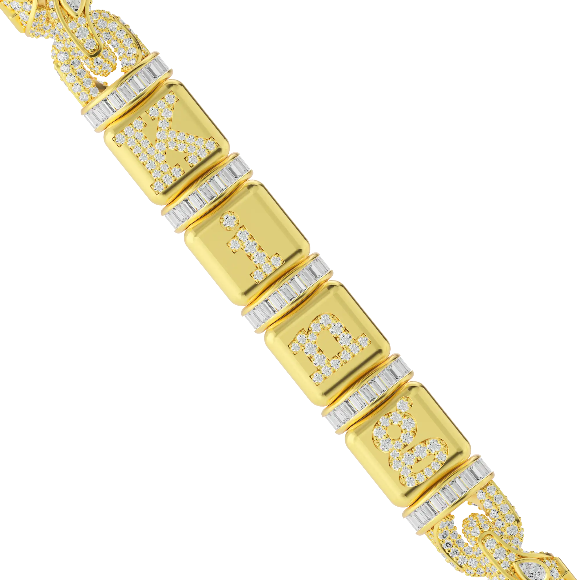 Custom Dice Twisted Rope chain - Image 2