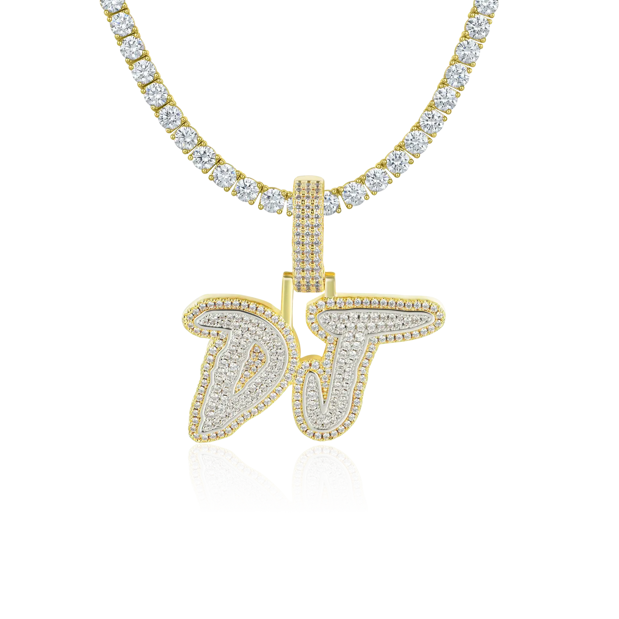 Custom Medium Coke Boys Name Pendant
