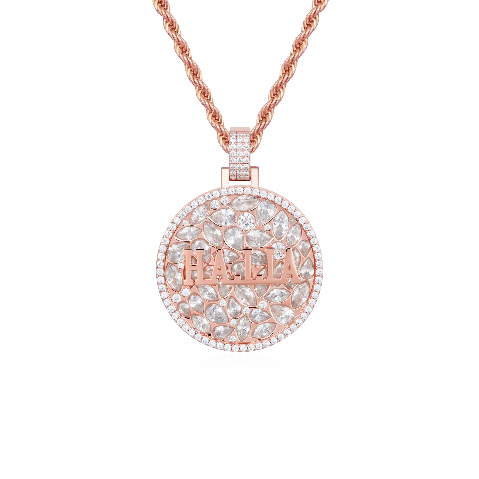Custom Engraved Name Badge Pendant - Image 12
