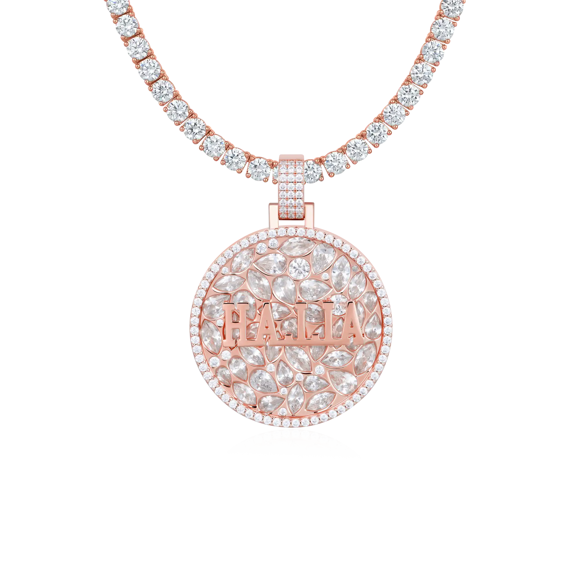Custom Engraved Name Badge Pendant - Image 14