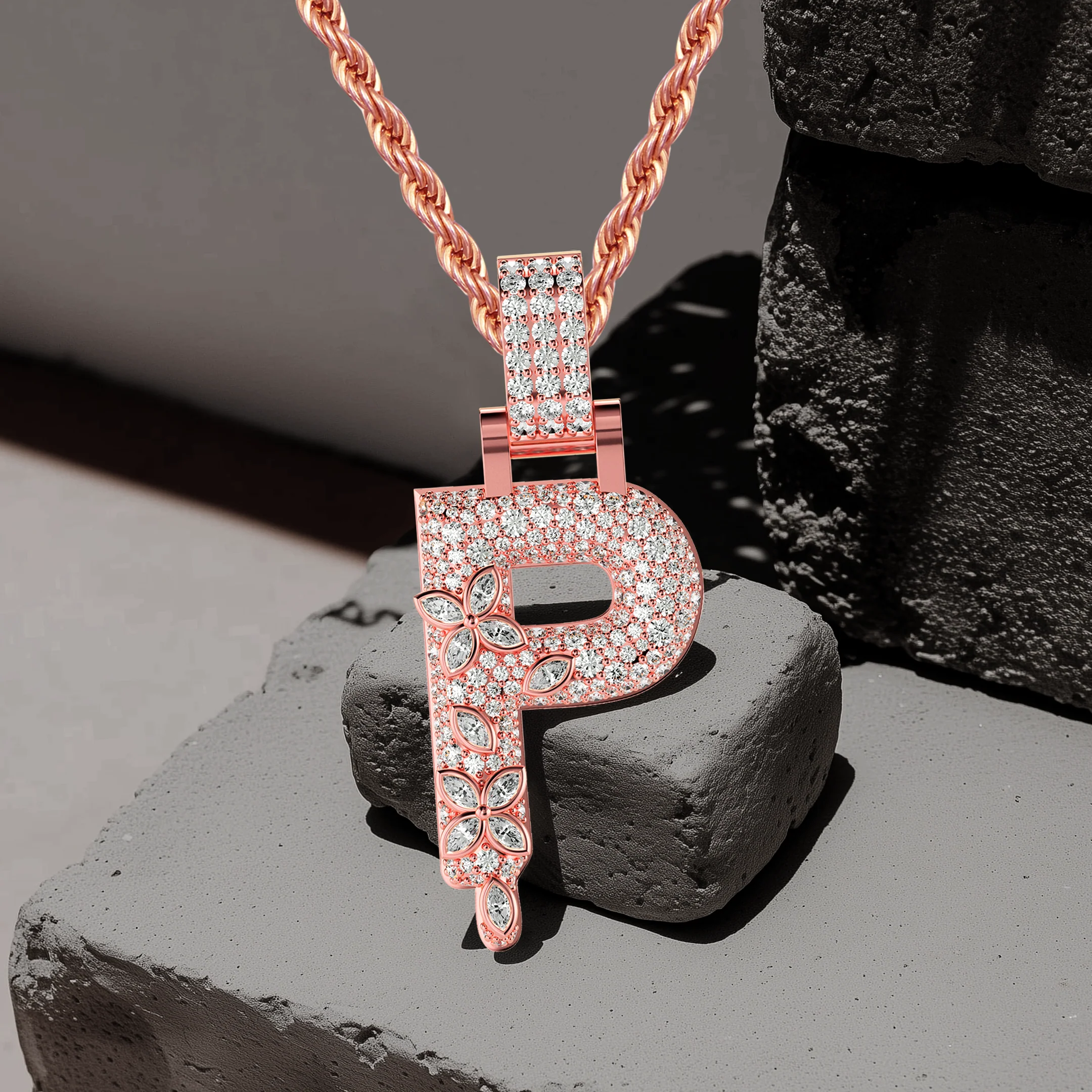 Custom Four Leaf Clover Font Pendant - Image 8