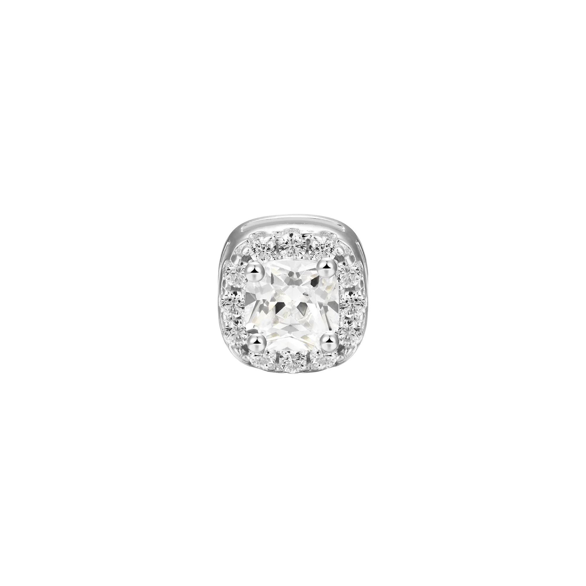 Custom Halo Moissanite Stud Earring - Image 41
